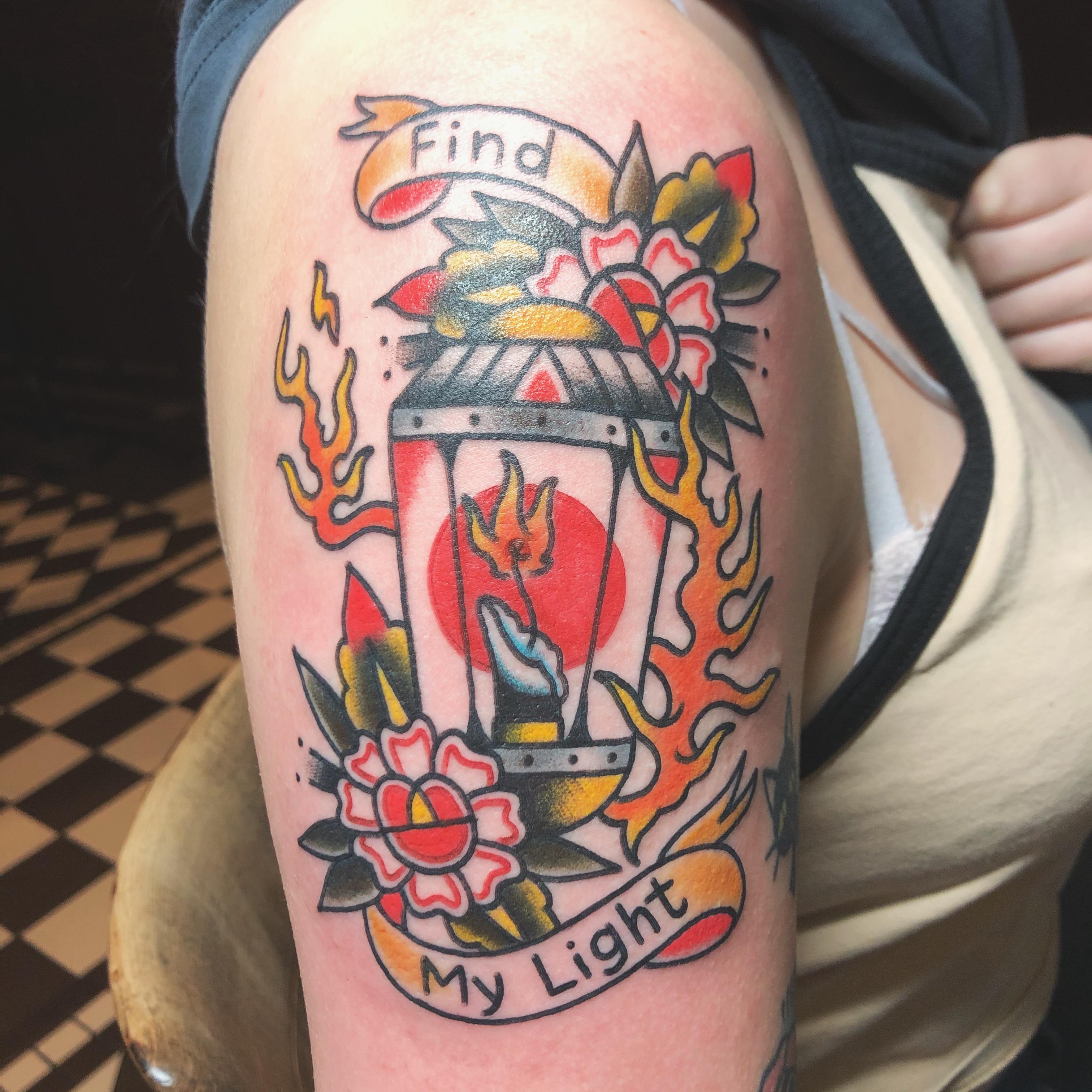 Tattoo done by Bryan Davis at Tower Classic Tattoo in Saint Louis