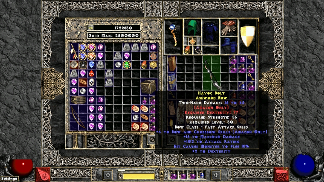 Problem with runes in the cube pathofdiablo