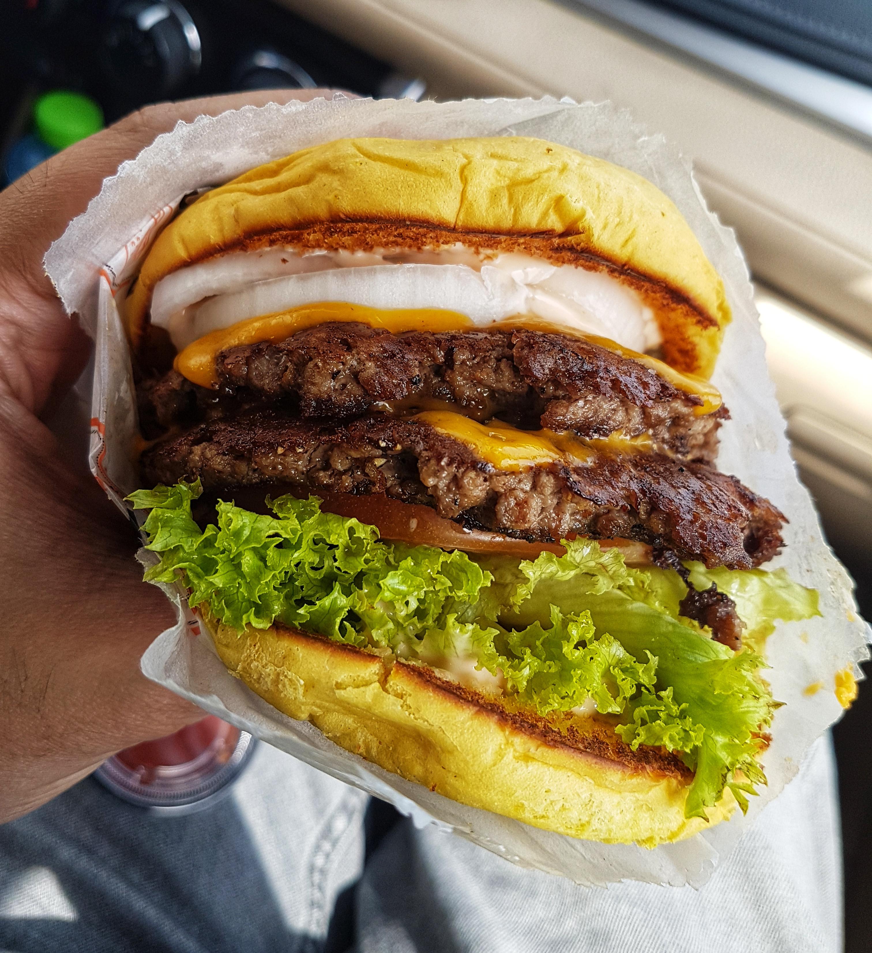 Double patty Beef burger r/burgers