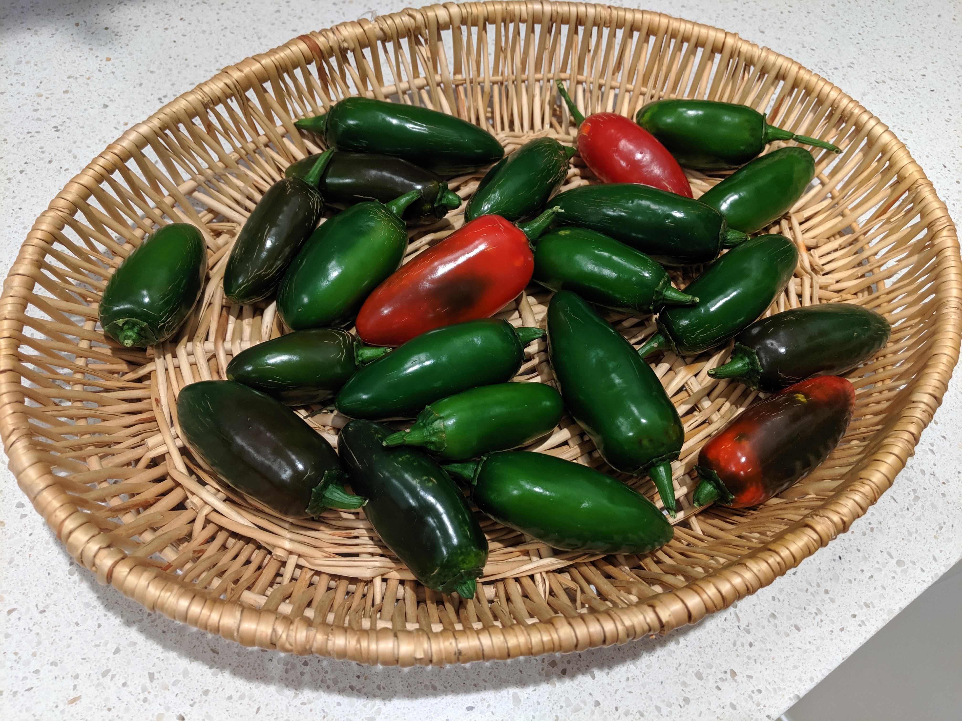 Not just jalapenos, they're "La Bomba" jalapenos. After this picture