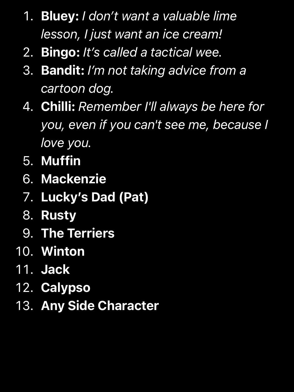 Favorite quoteaday. Chili’s quote is below. Now for Muffin! Comment your favorite Muffin quote