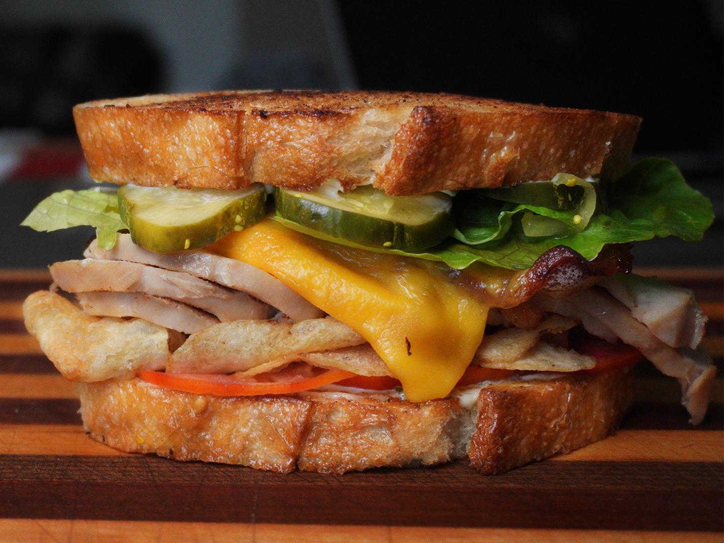 Roasted Chicken Club Sandwich (Tips + Recipe in Comments) r/recipes