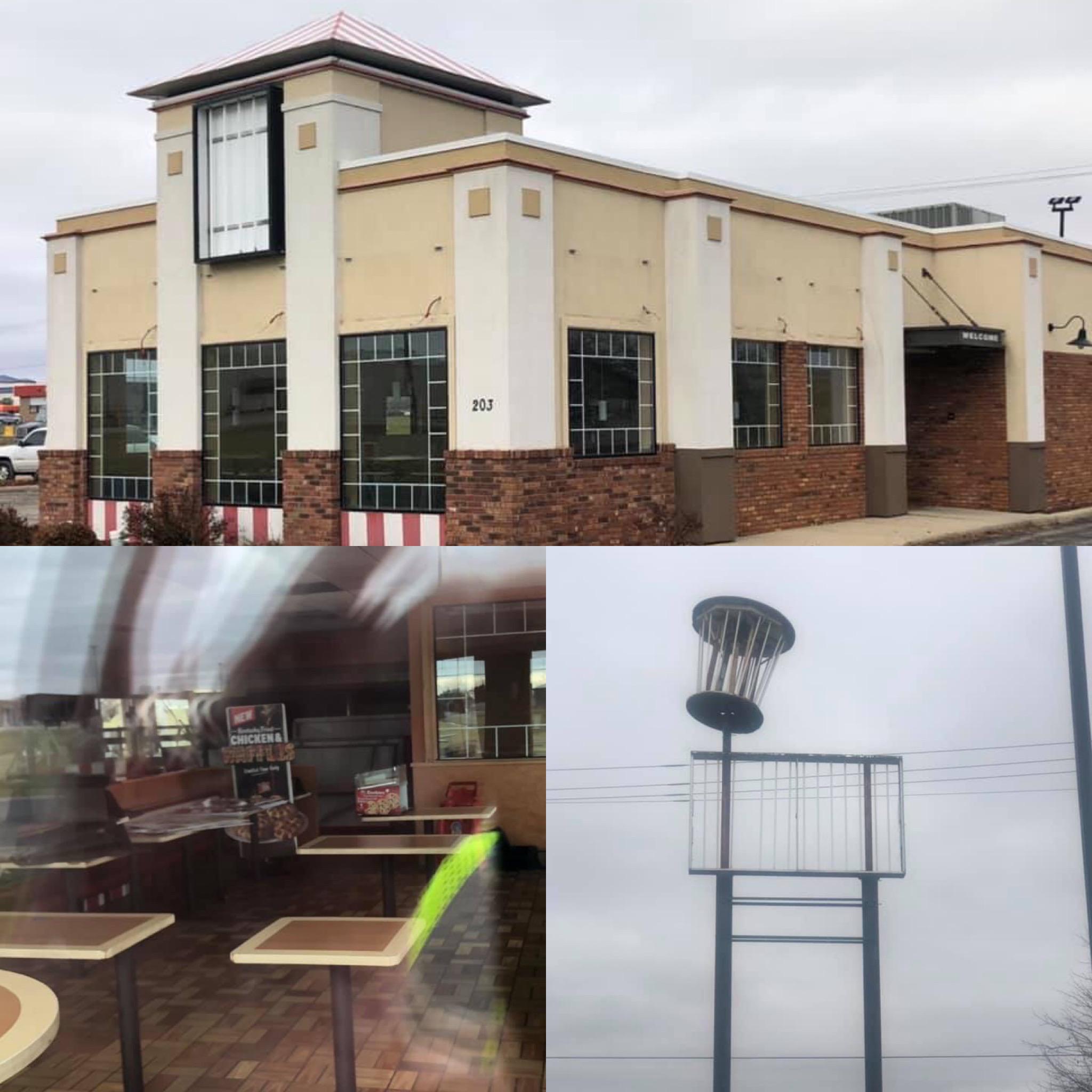 Recently closed Kentucky Fried Chicken in Beaver Dam, Wisconsin r