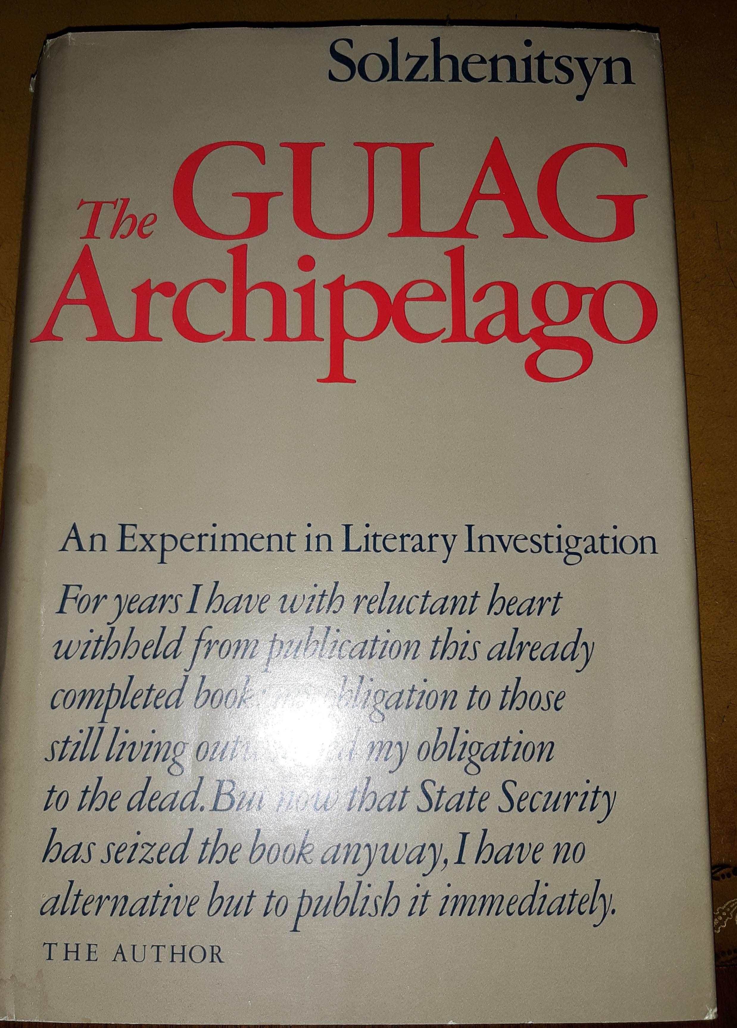 The Gulag Archipelago (Harvill Press Editions) by Aleksandr.
