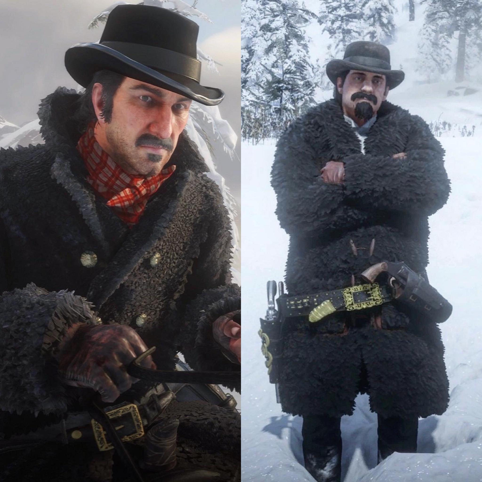 I made my Character look like Dutch from Chapter 1 with the new Coat