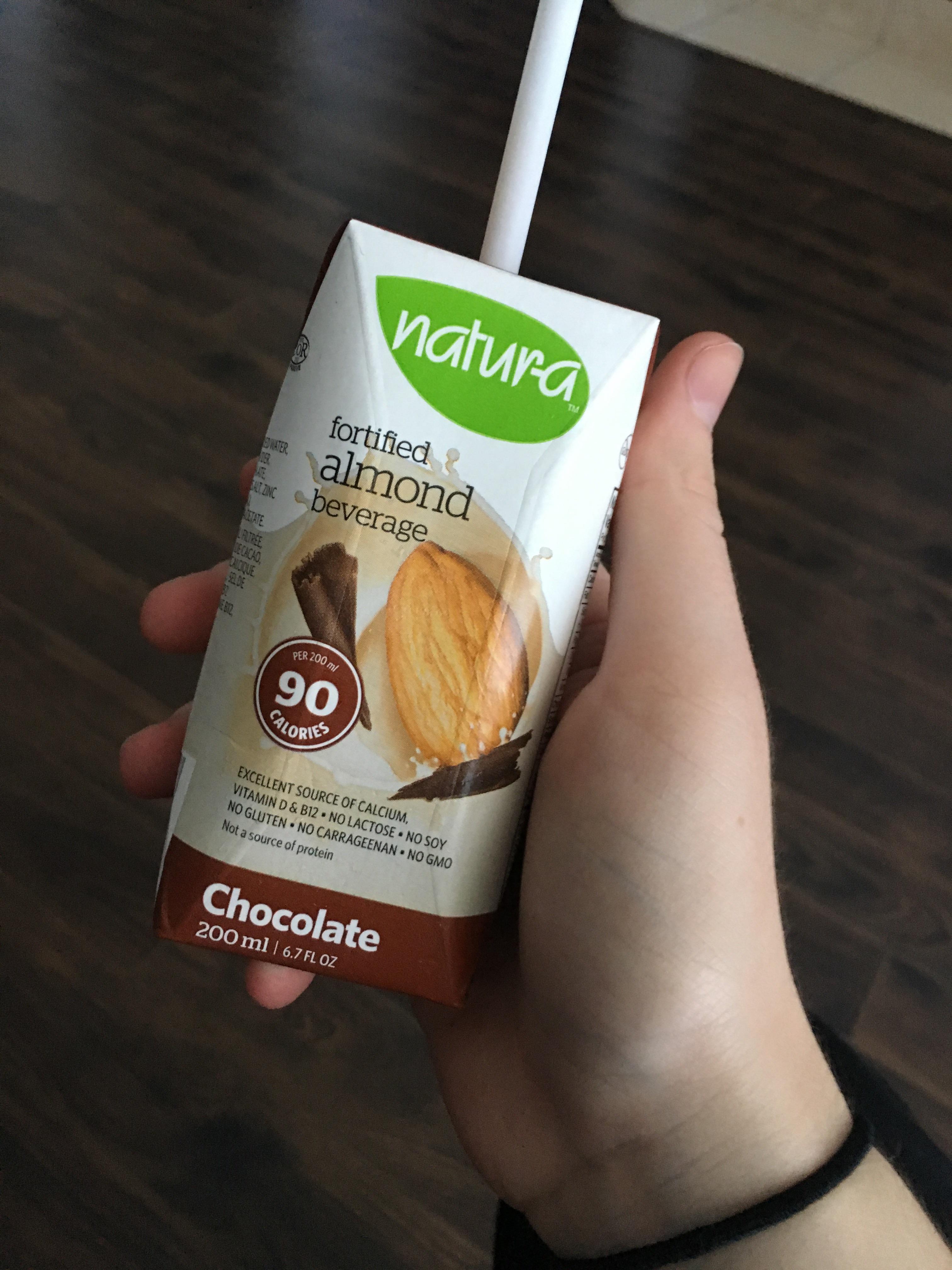 First time trying almond milk, tastes EXACTLY like regular chocolate