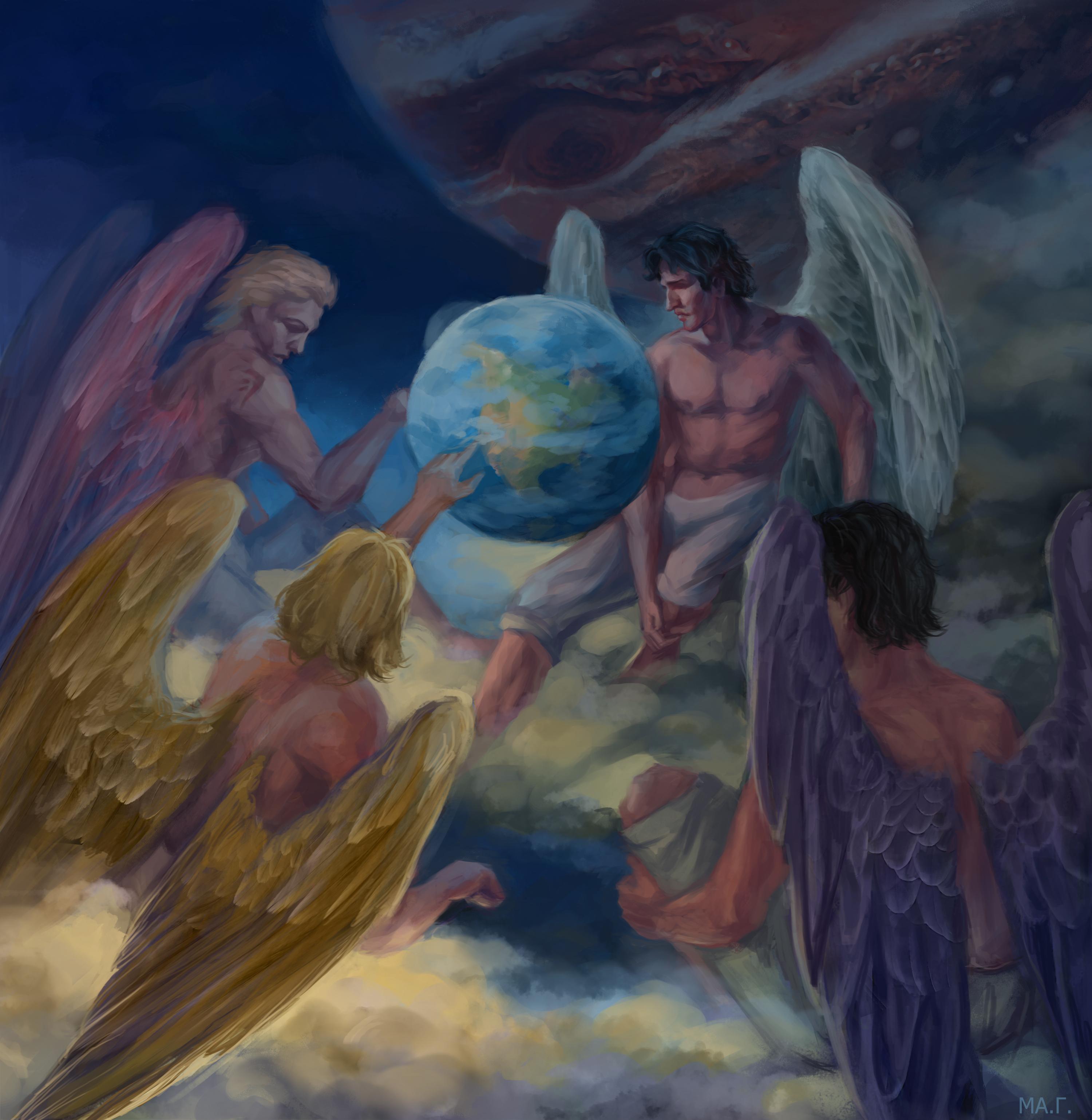 "Greatest creation" (Michael, Lucifer, Raphael, Gabriel) r/Supernatural