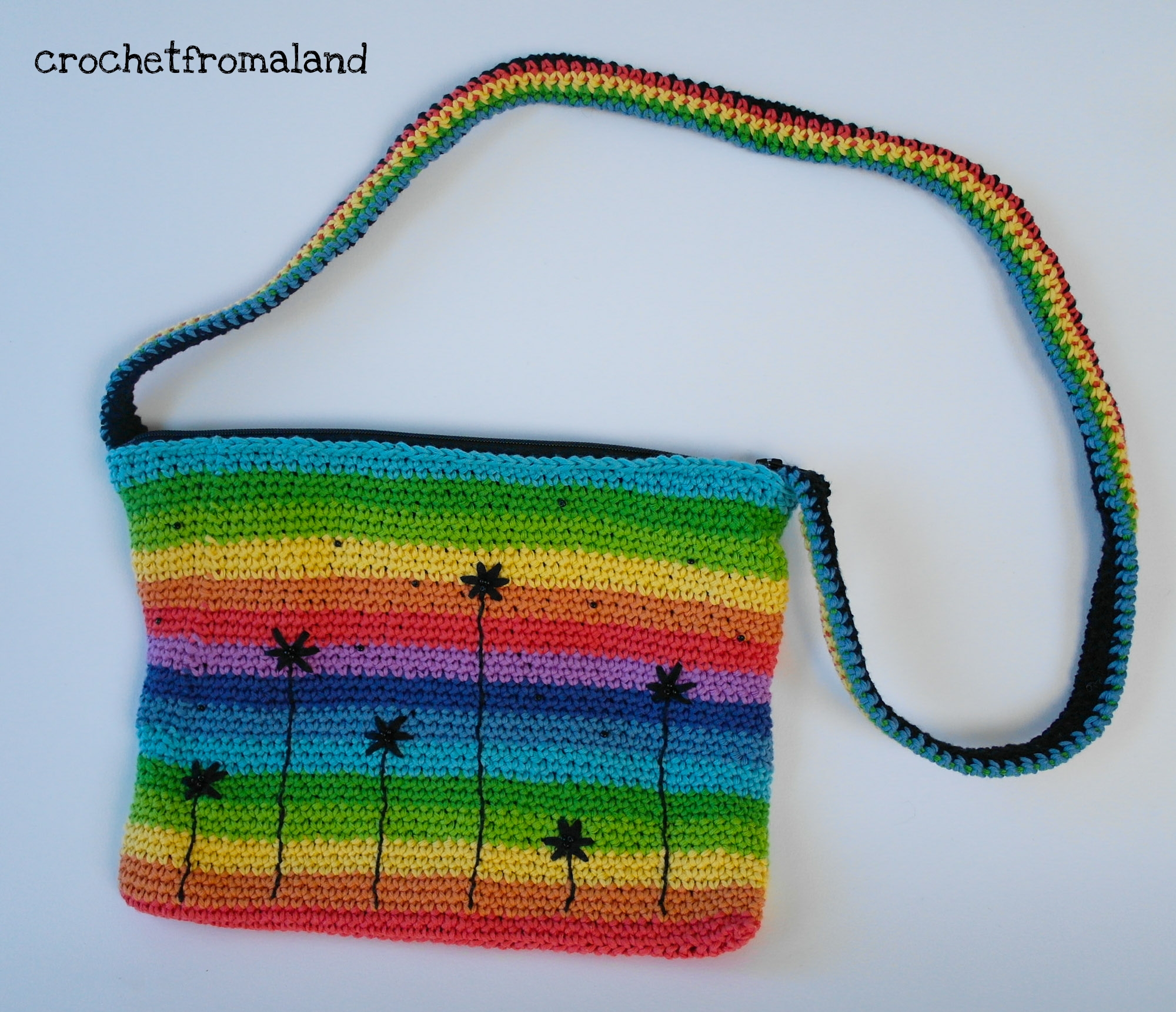 Rainbow bag! r/crochet