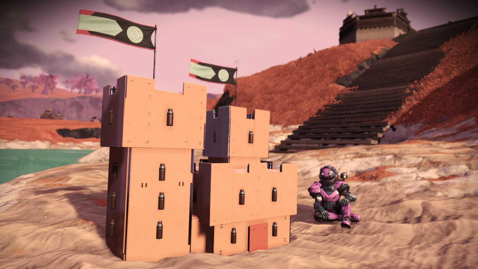 Sand castle! r/NoMansSkyTheGame