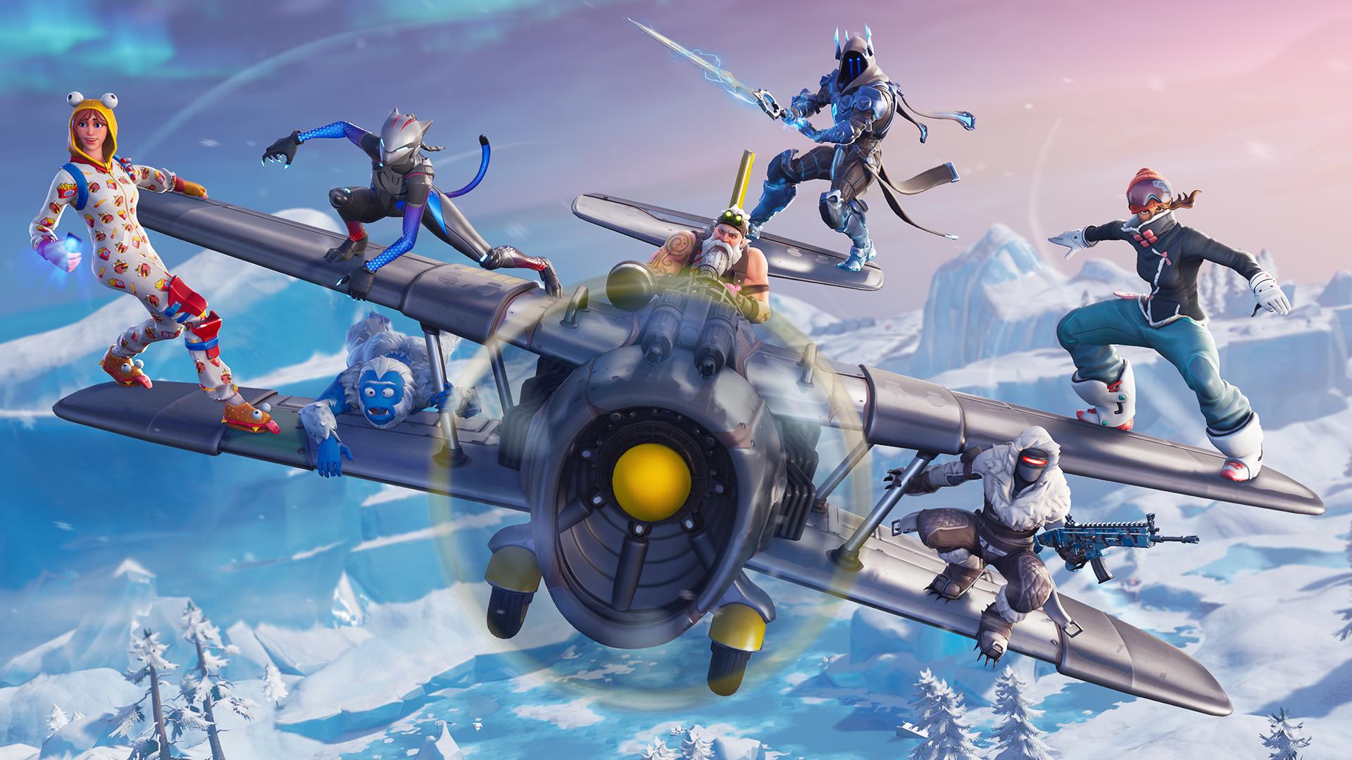 Fortnite Season 7 'Plane Attack' Wallpaper 1920x1080 FortNiteBR