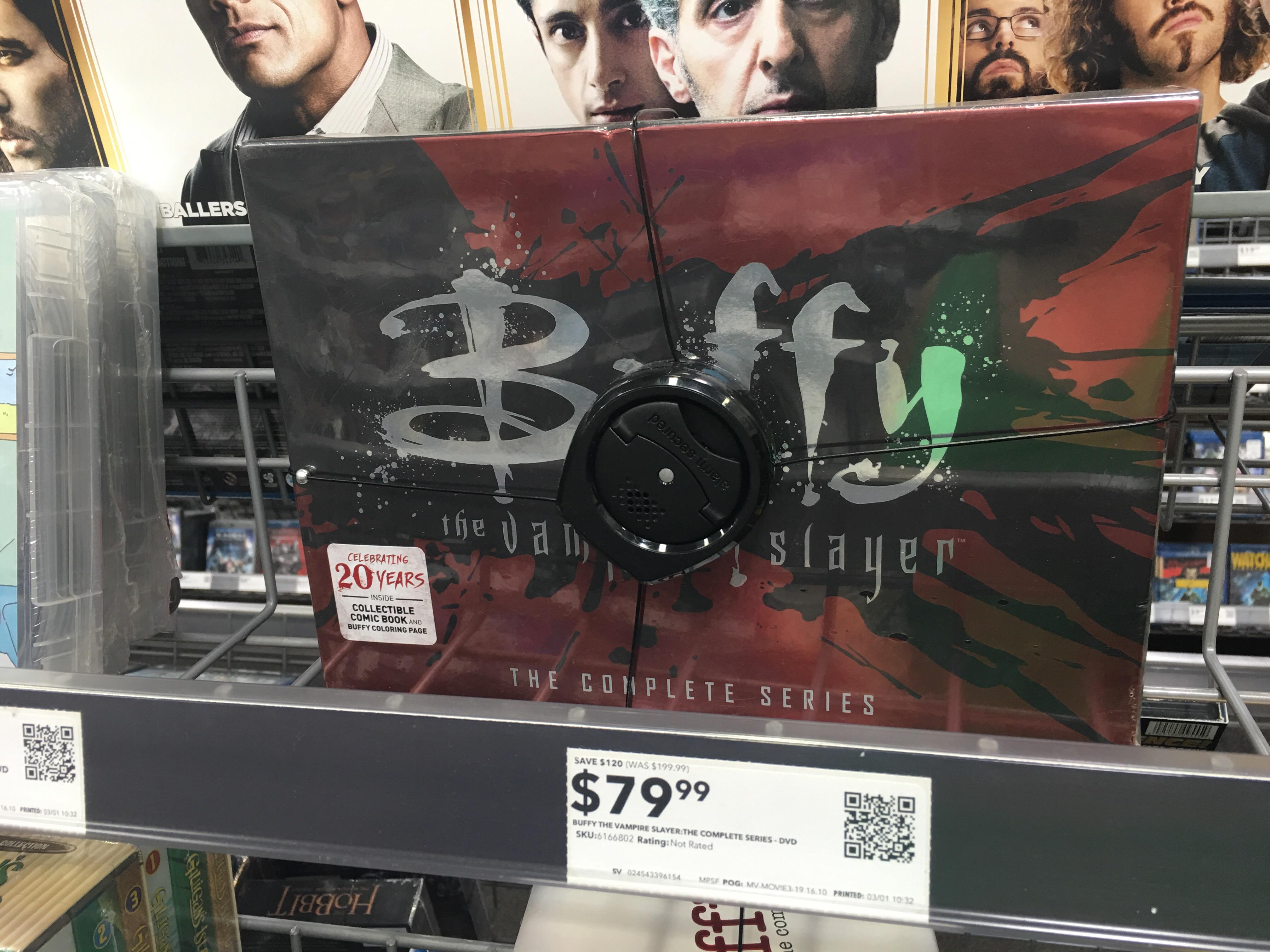 New Buffy DVD box set. I have the old one. This comes with a