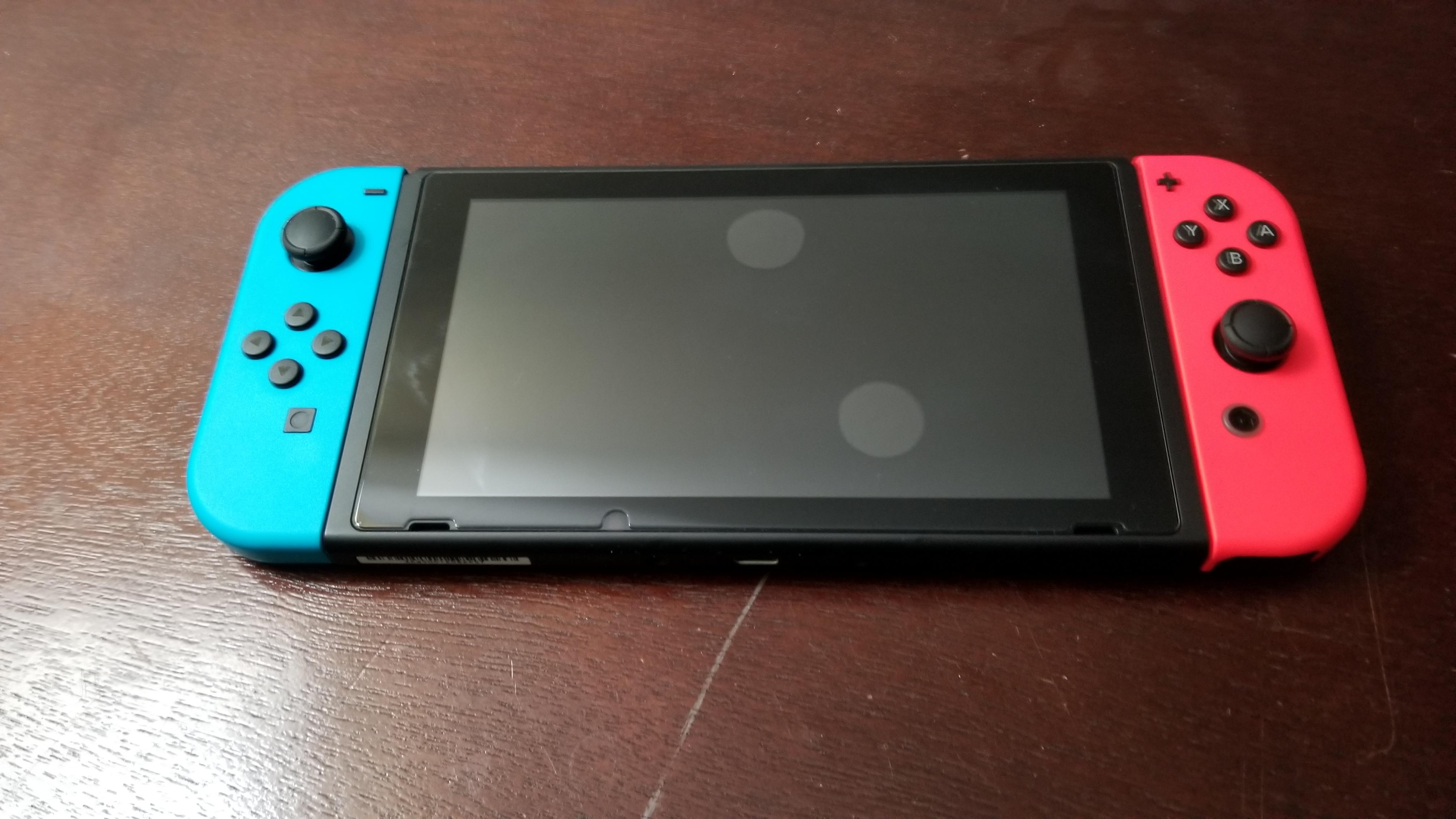 Just bought a Switch. Tried to put screen protector on. Now my screen