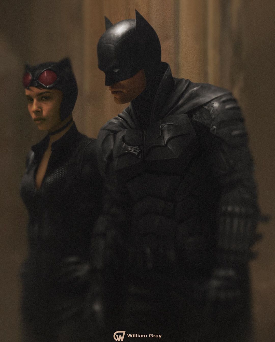 Fanmade The Batman and Catwoman, by willgray_art TheBatmanFilm