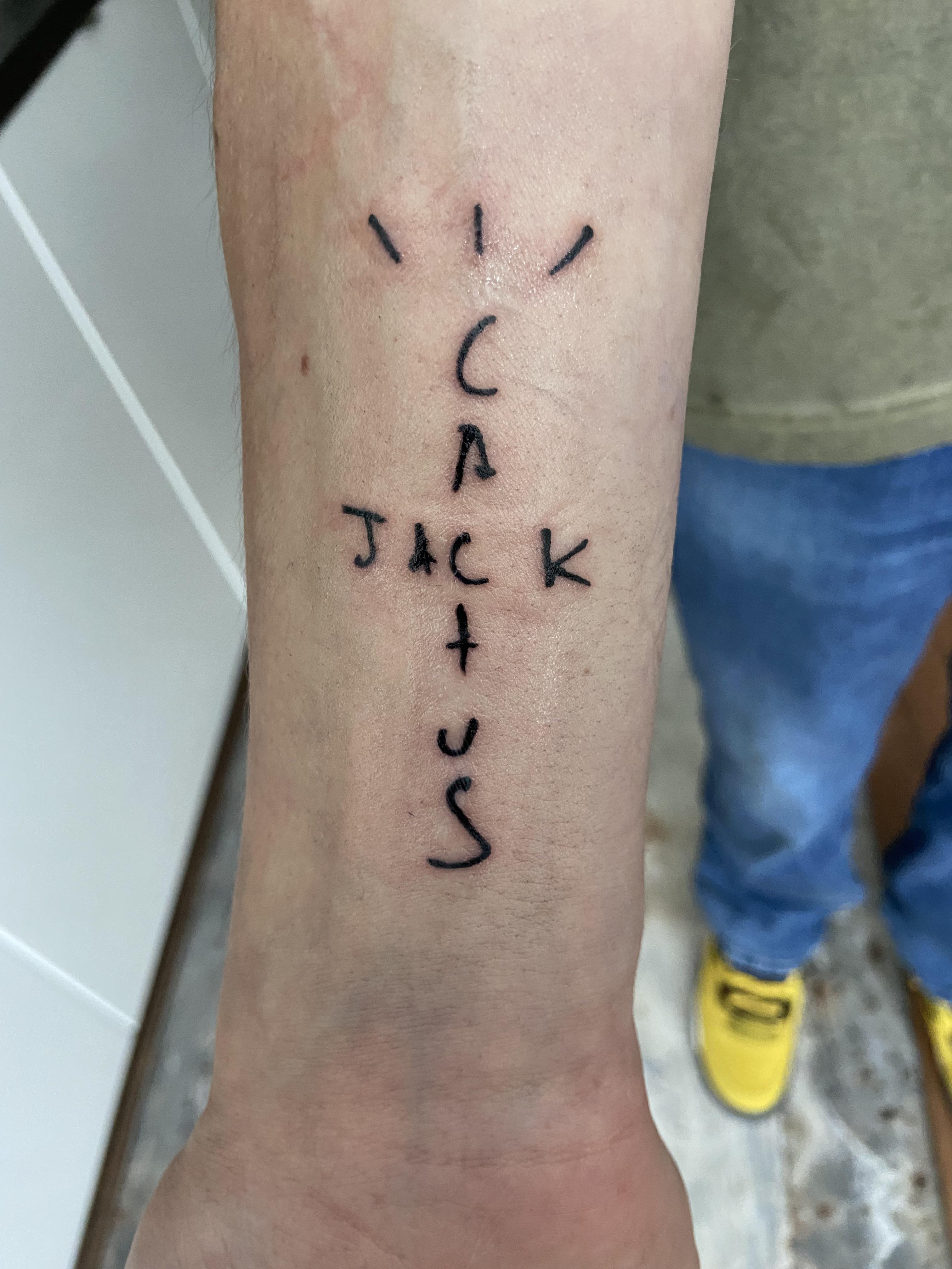 Got My Cactusjack Tattoo Yesterday!!! : R/Travisscott 4032_x_3024_jpg