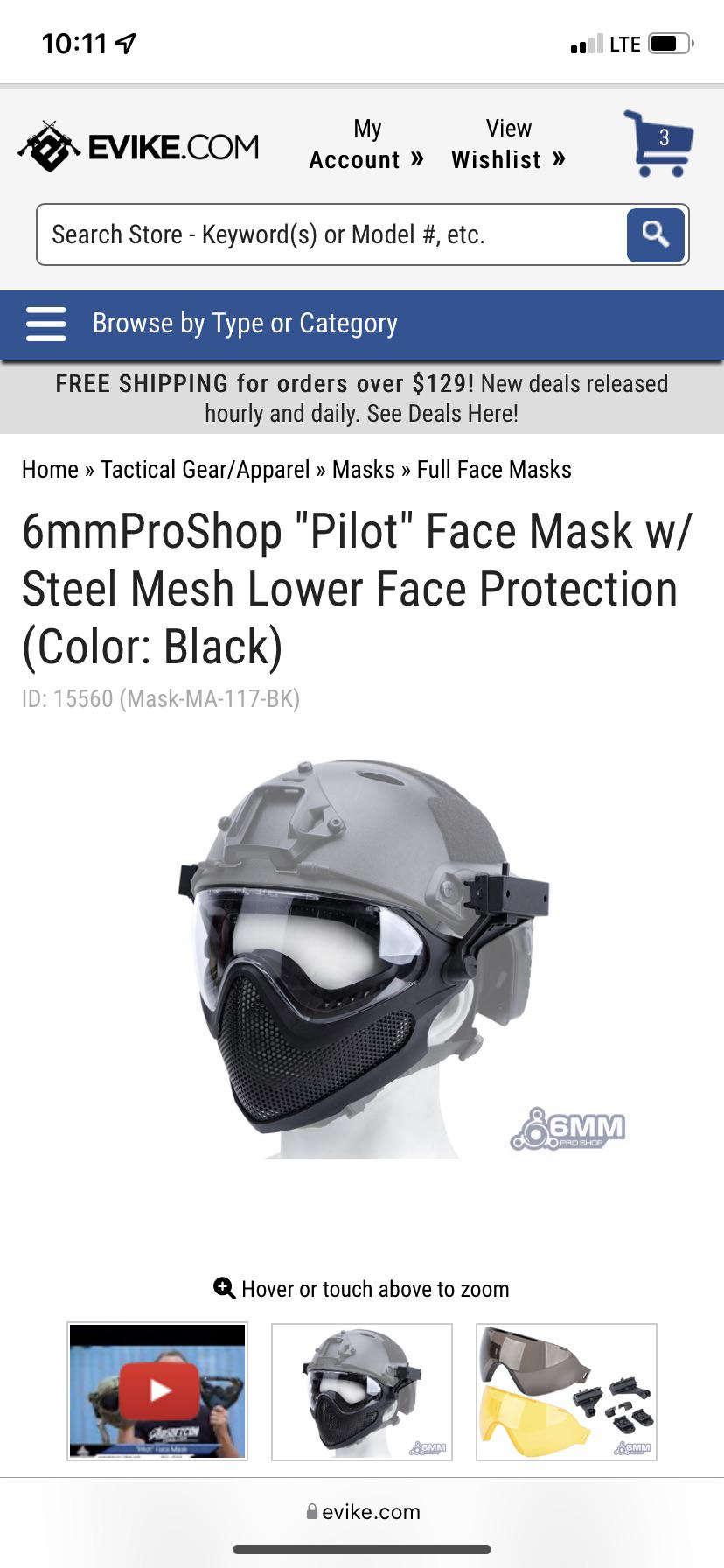 is this eye pro good for a starter r/airsoft