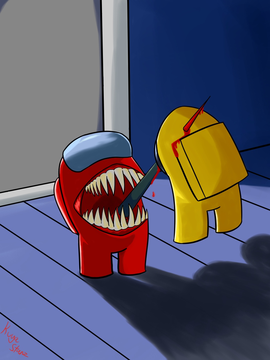 Among Us Imposter Tongue Kill Image IMAGES