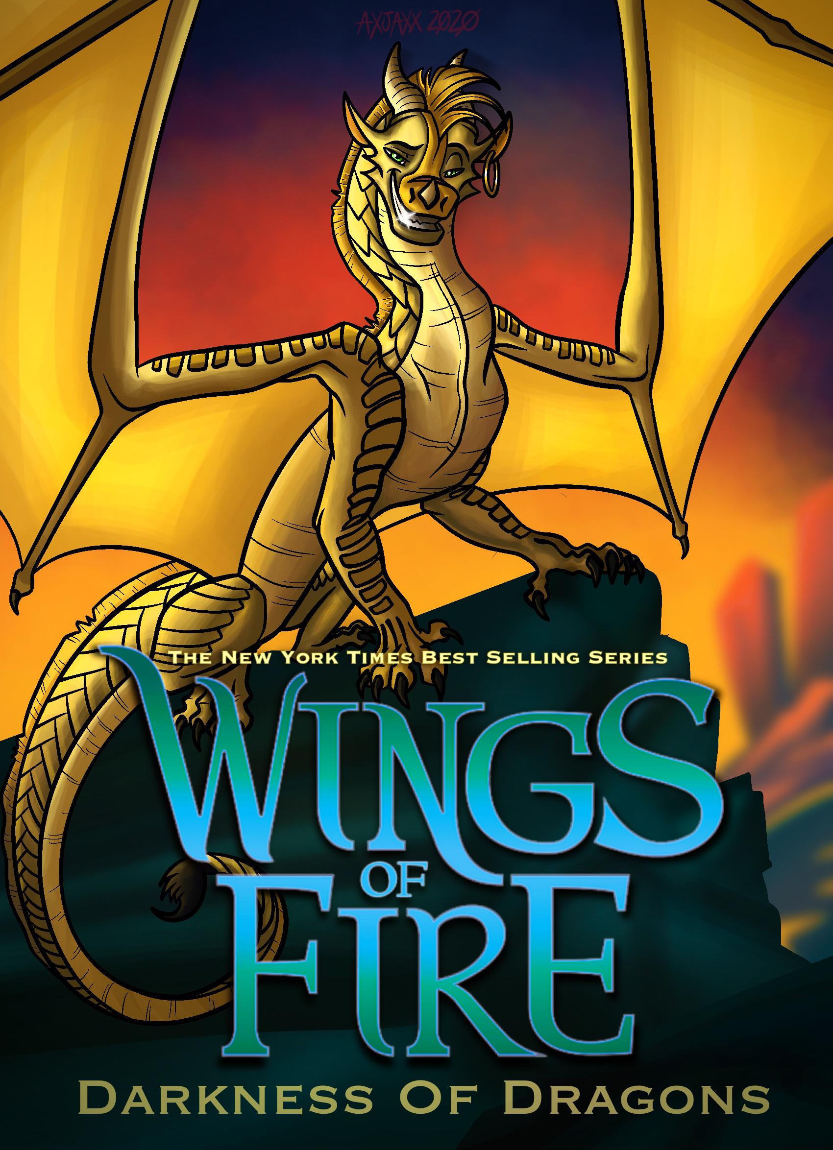 Cover Redraw Darkness of Dragons r/WingsOfFire