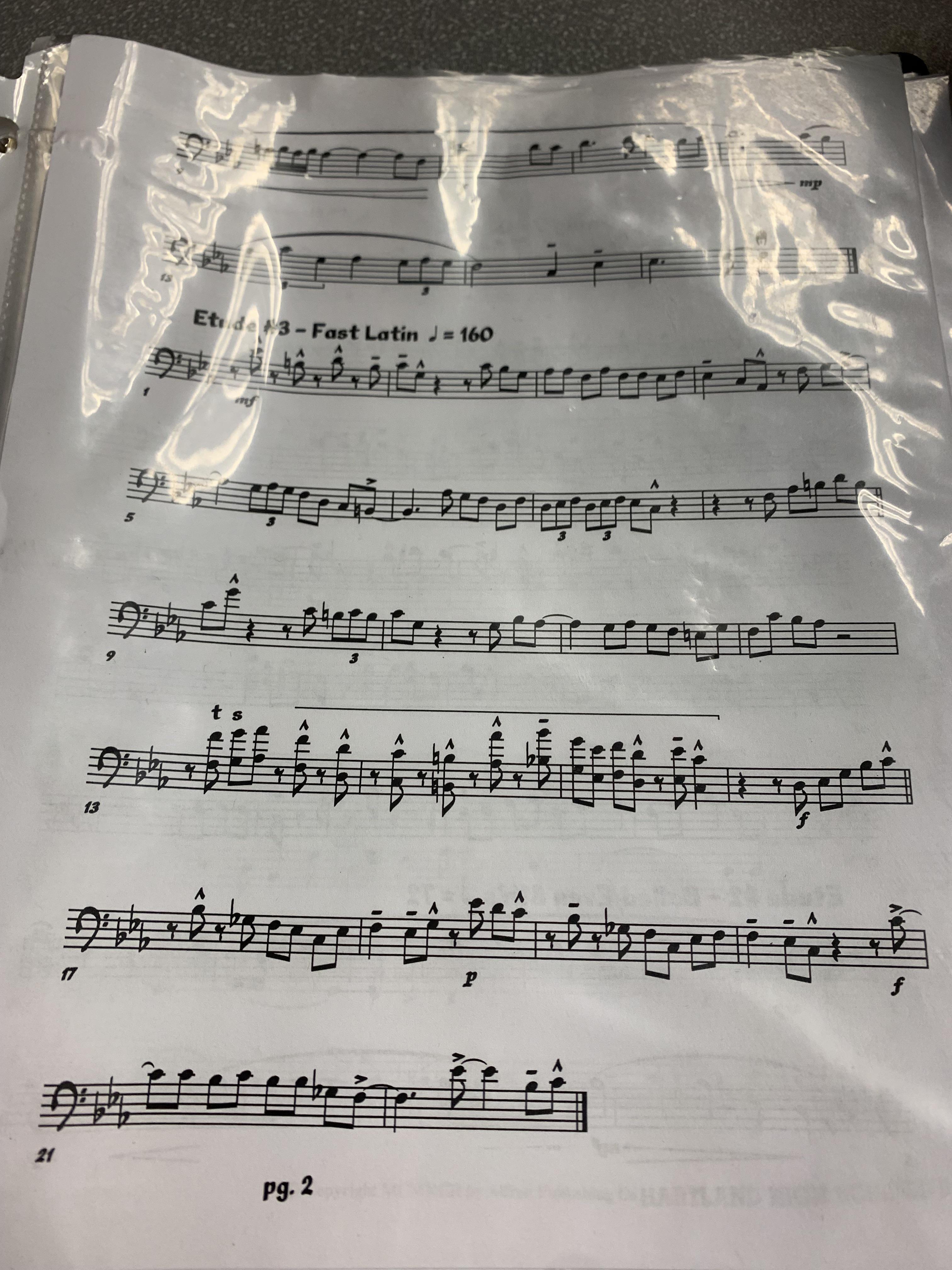 Etude 3 where so I start? Auditions for jazz band r/Trombone