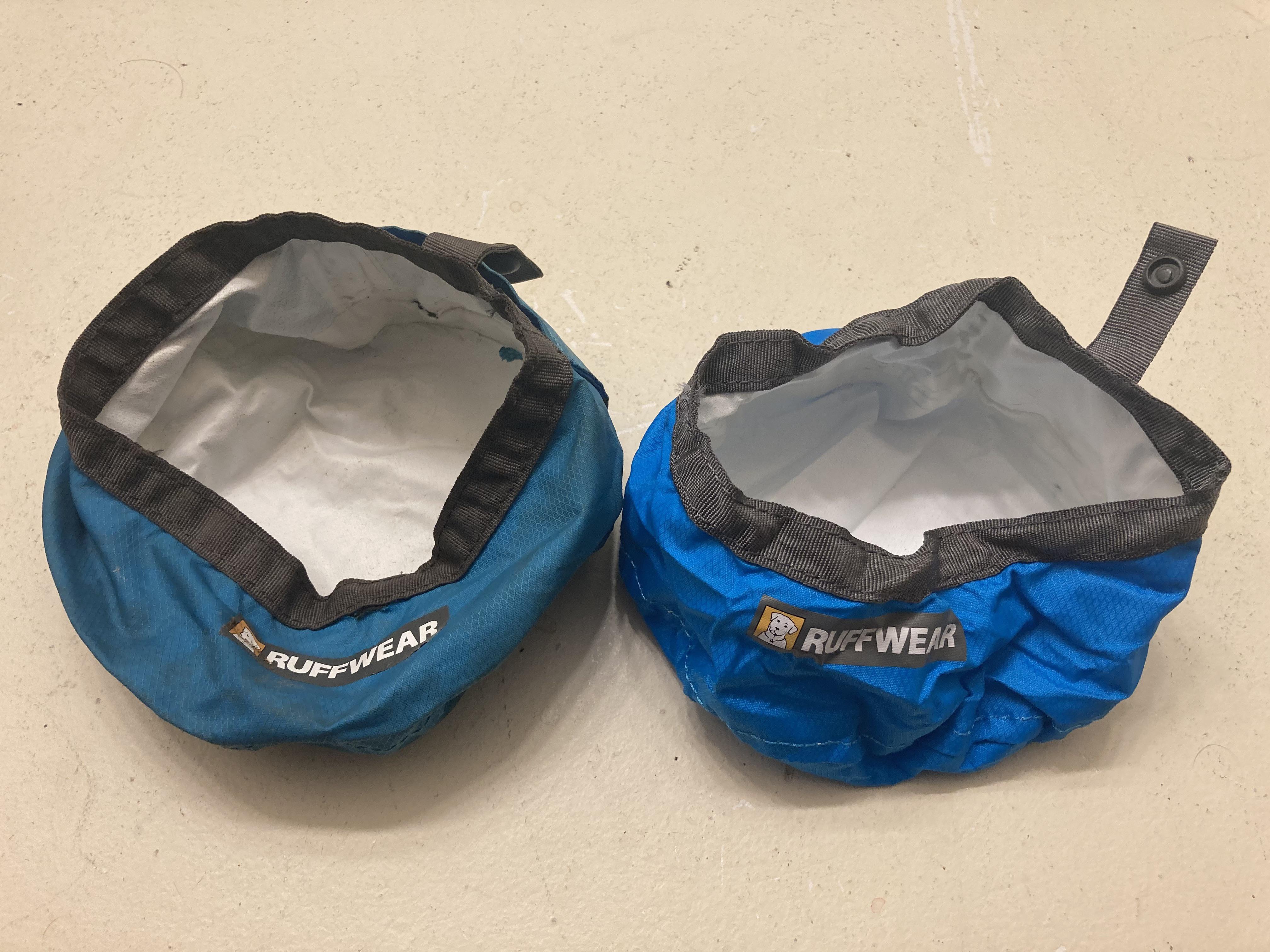 Two years of my dog’s backpacking bowl r/Wellworn