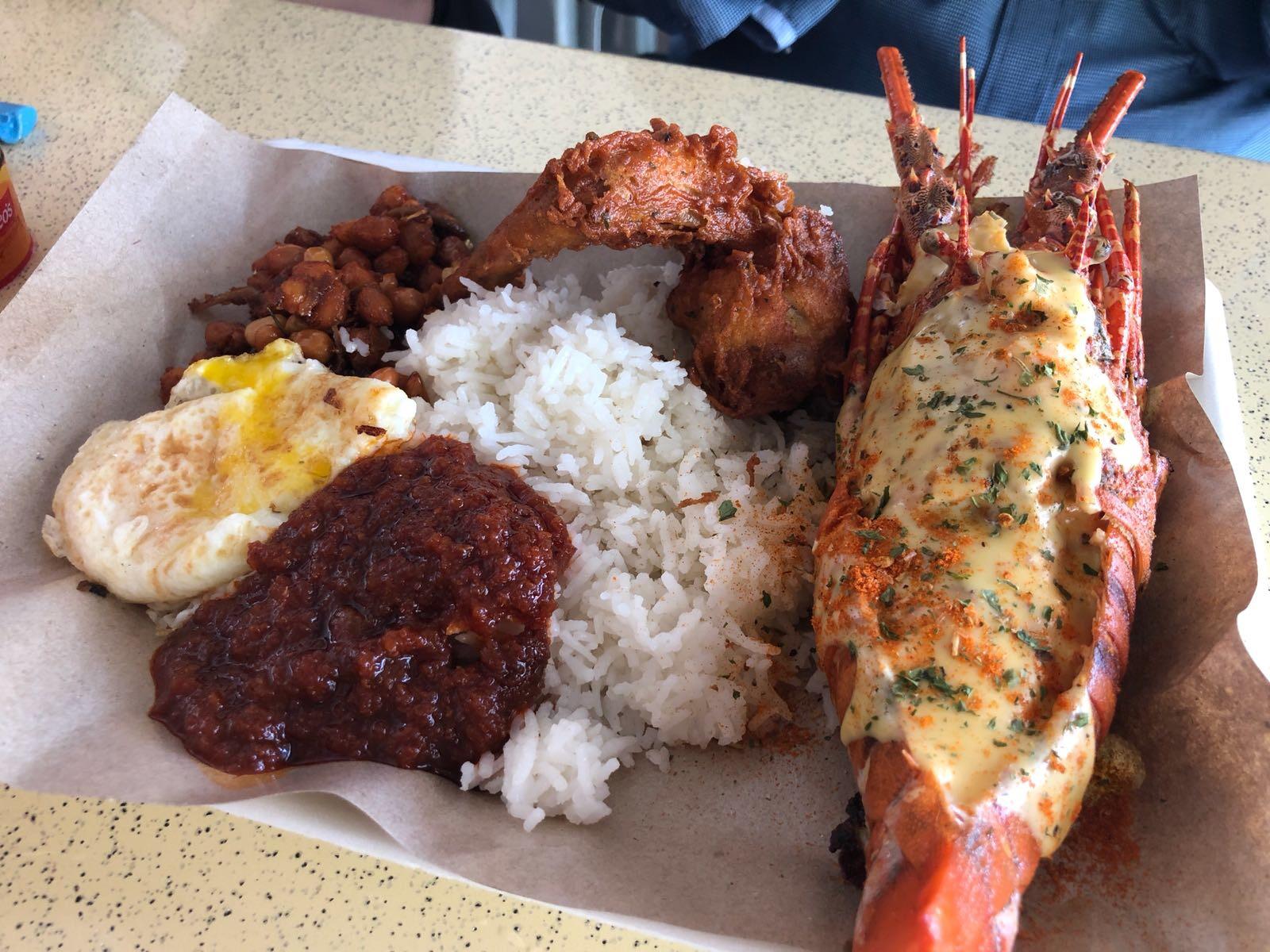 lobster nasi lemak penang