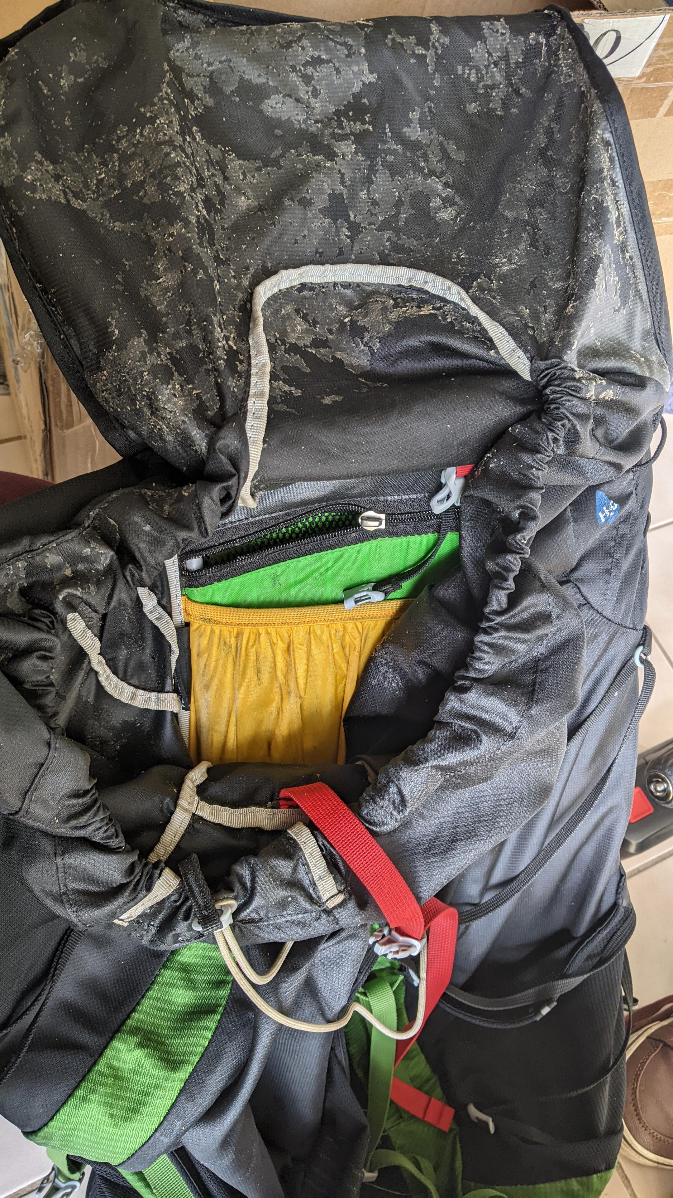 Osprey Pack Inner Lining Disintegration - what are my options? Gear out