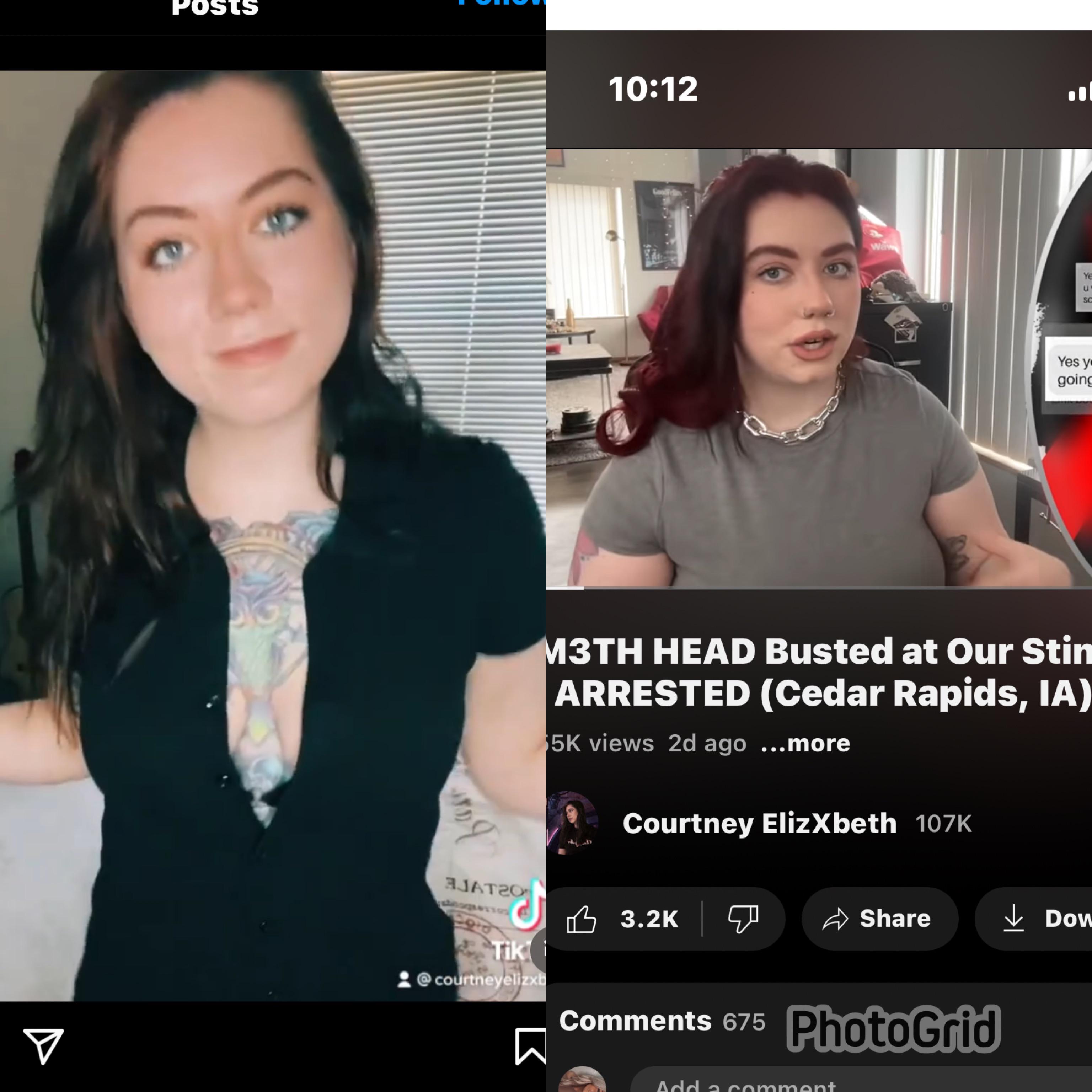 predator catcher youtuber Courtney ElizXbeth 20222024 r/FitToFat