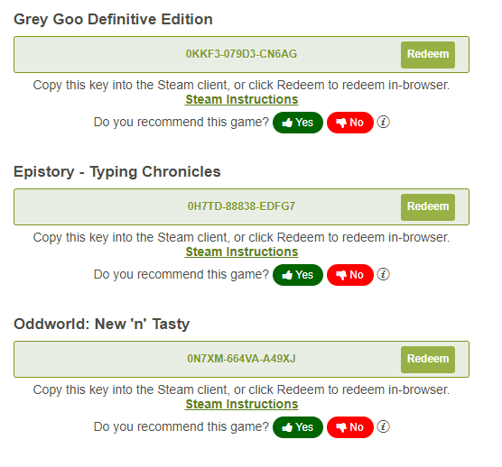 Free Games (Giveaway!) r/pcmasterrace