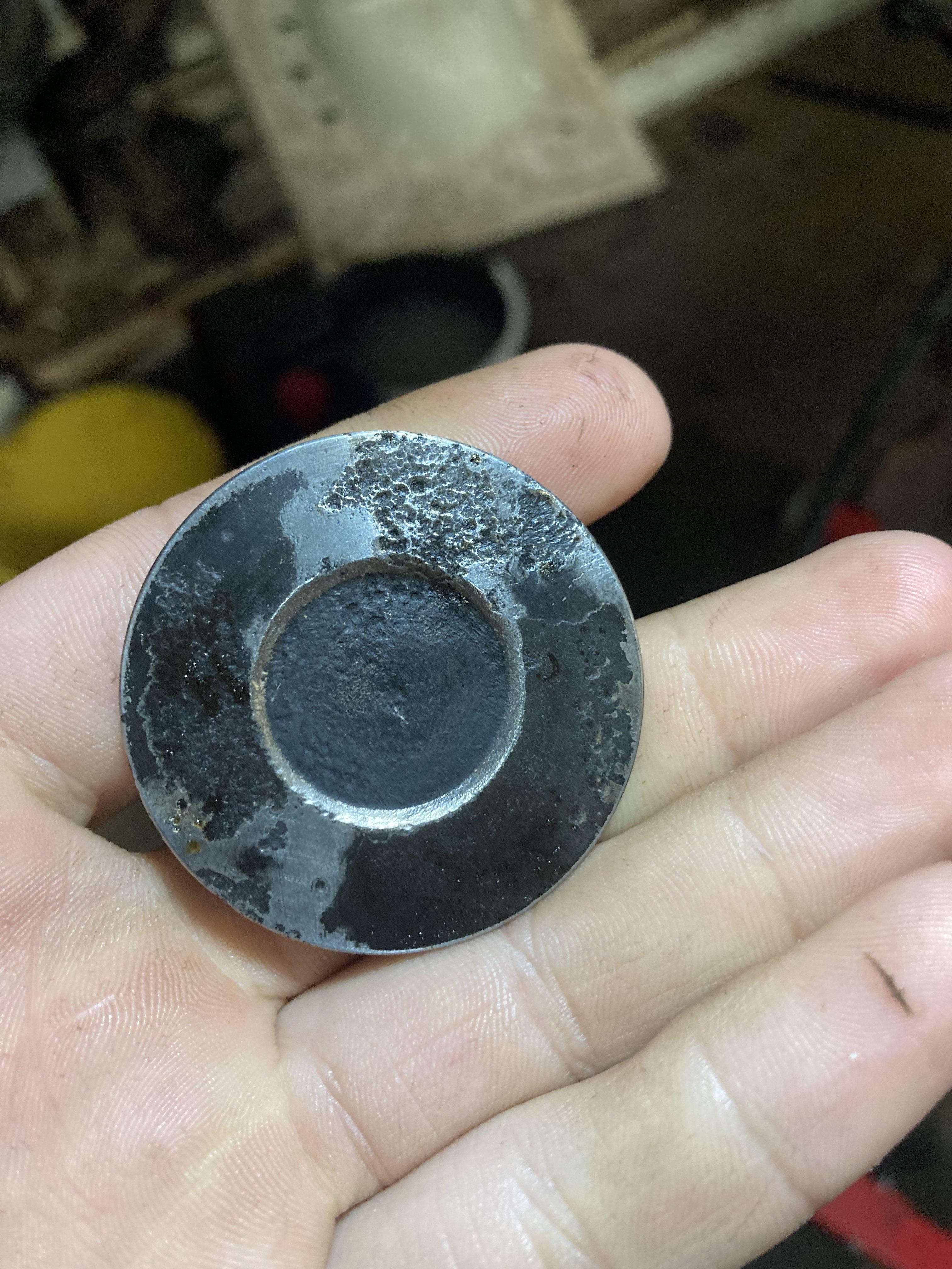 What would cause this pitting on this 3 intake valve? No other valve