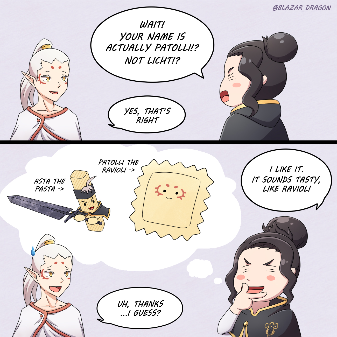 Patry? Patri? Patolli? Like Ravioli? r/BlackClover