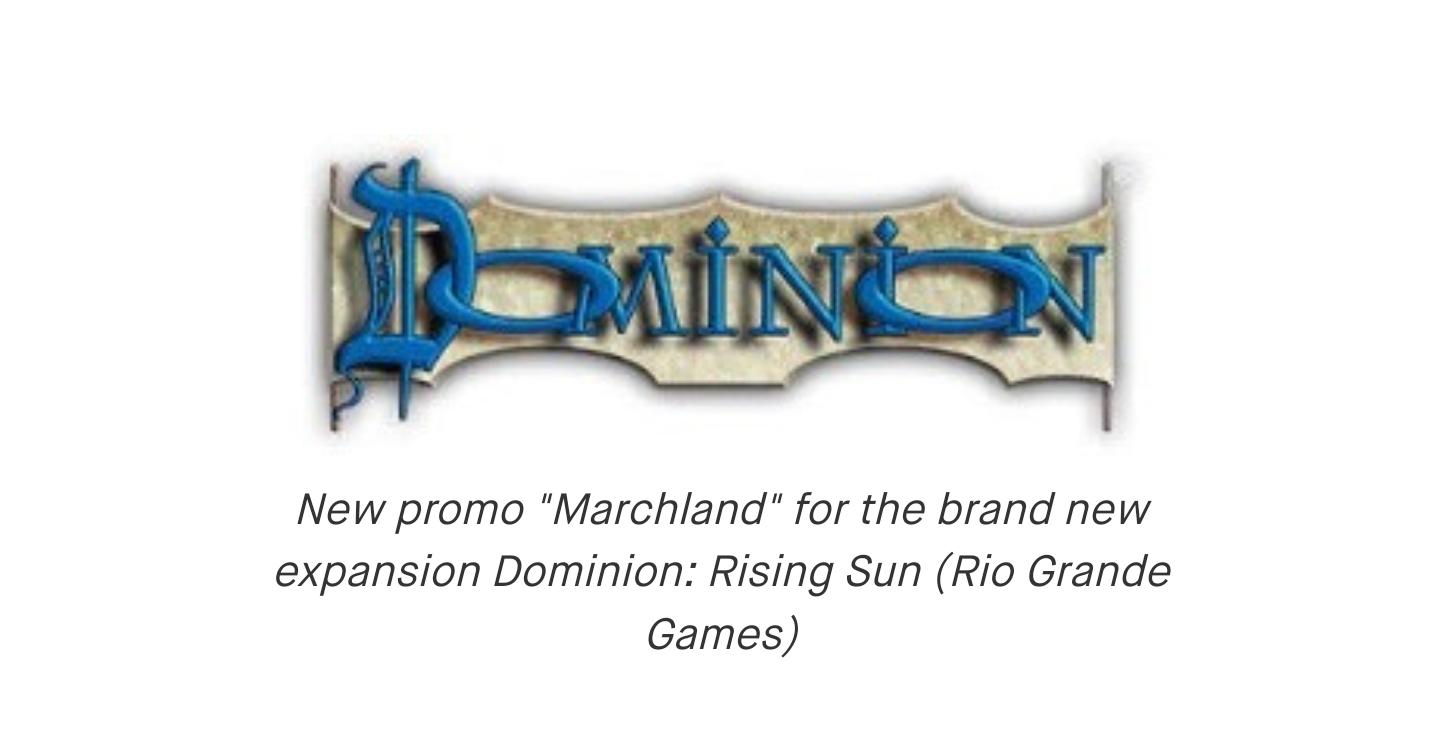 New expansion name and promo announced r/dominion