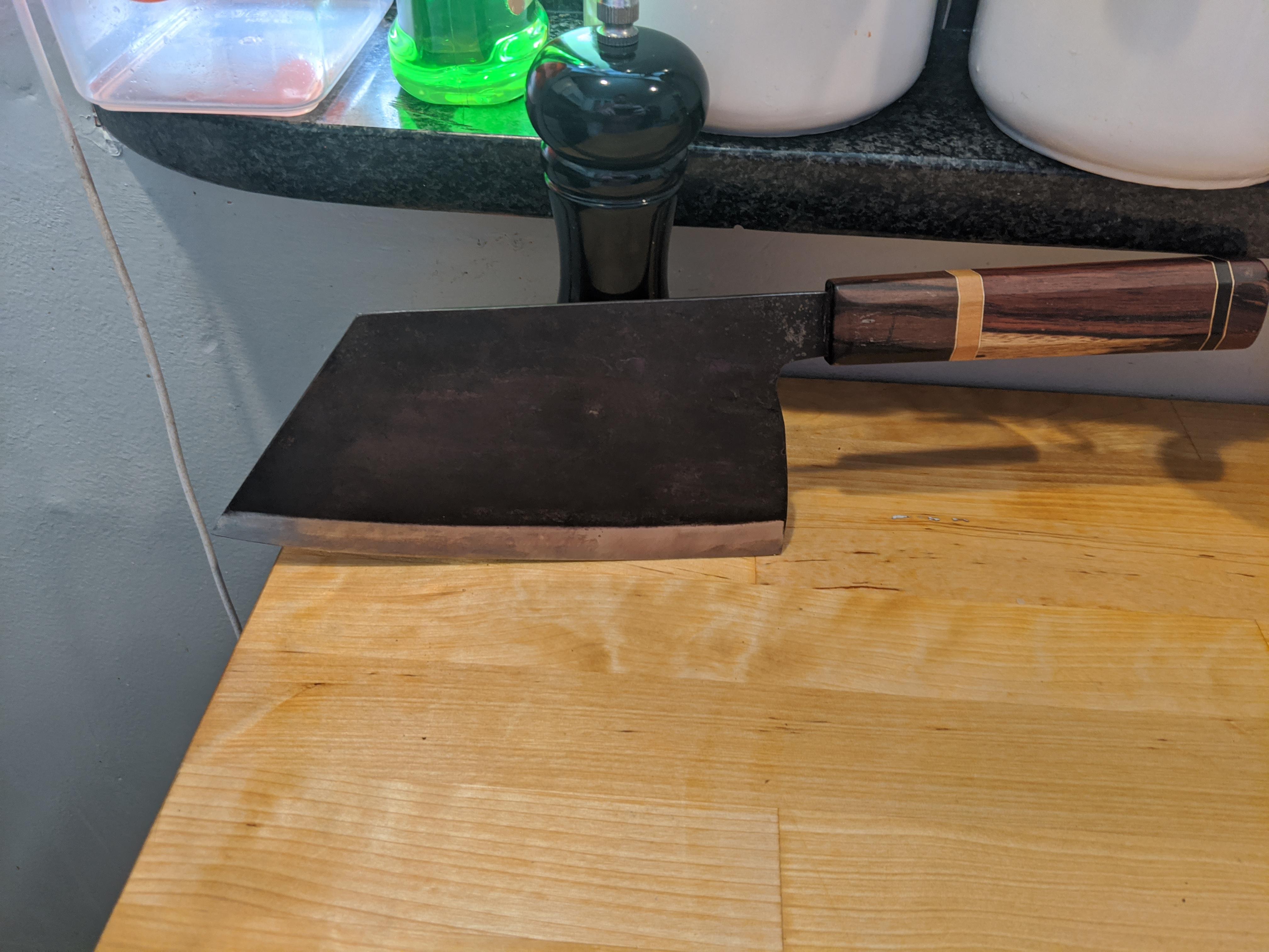 NKD Daovua 180mm Leaf Spring Kiri Cleaver r/chefknives