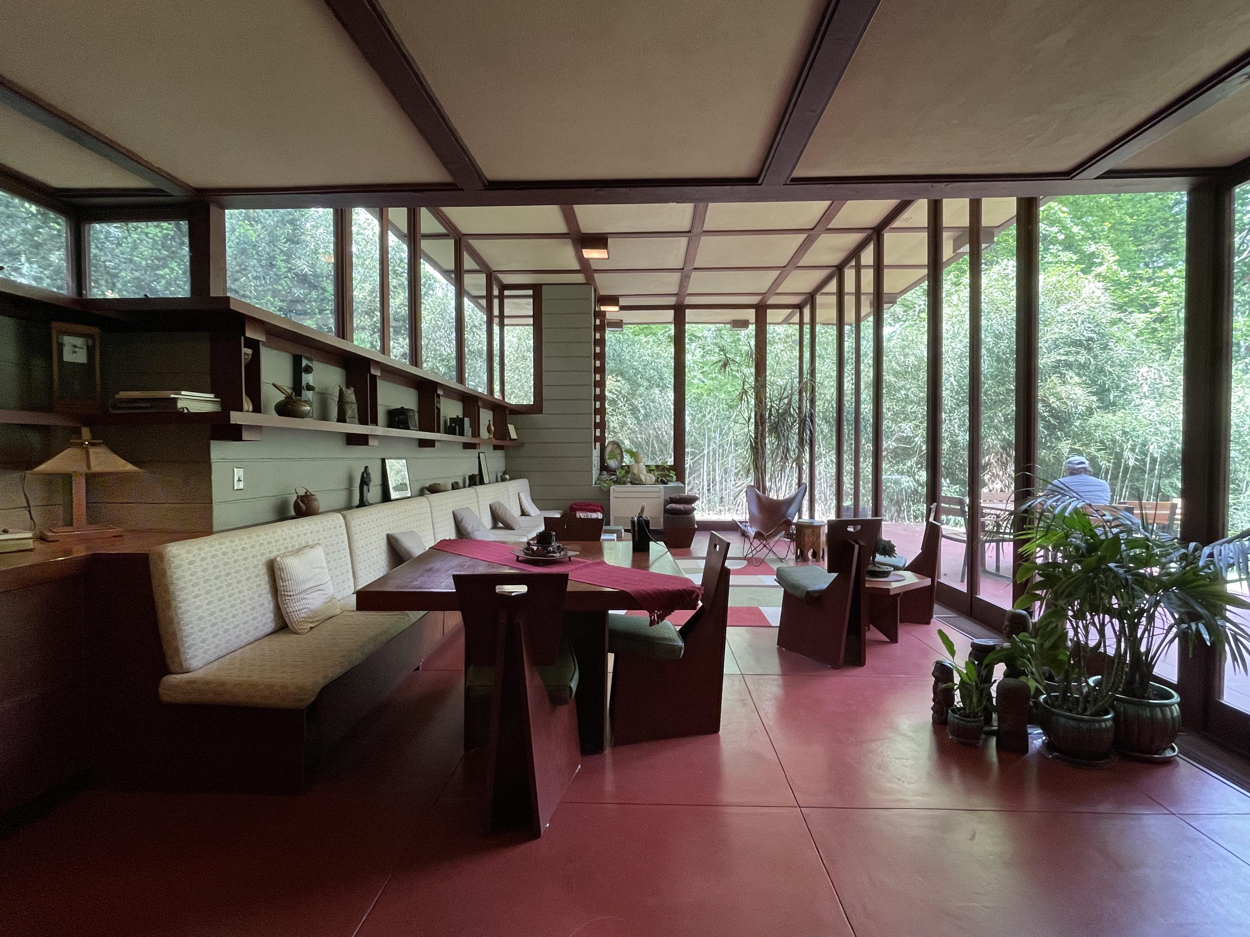 Frank Lloyd Wright’s Louis Penfield House in Willoughby Hills, OH. 1955