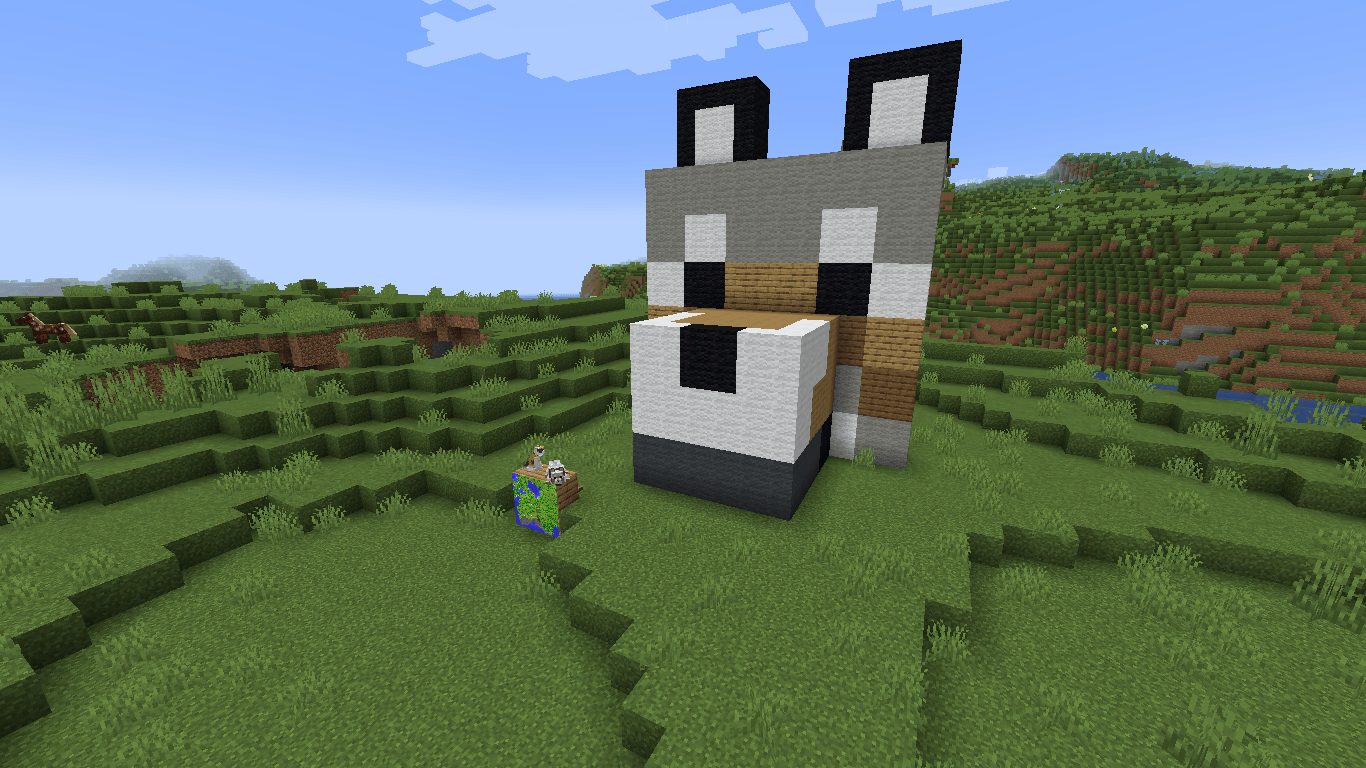 Dog Head r/Minecraft