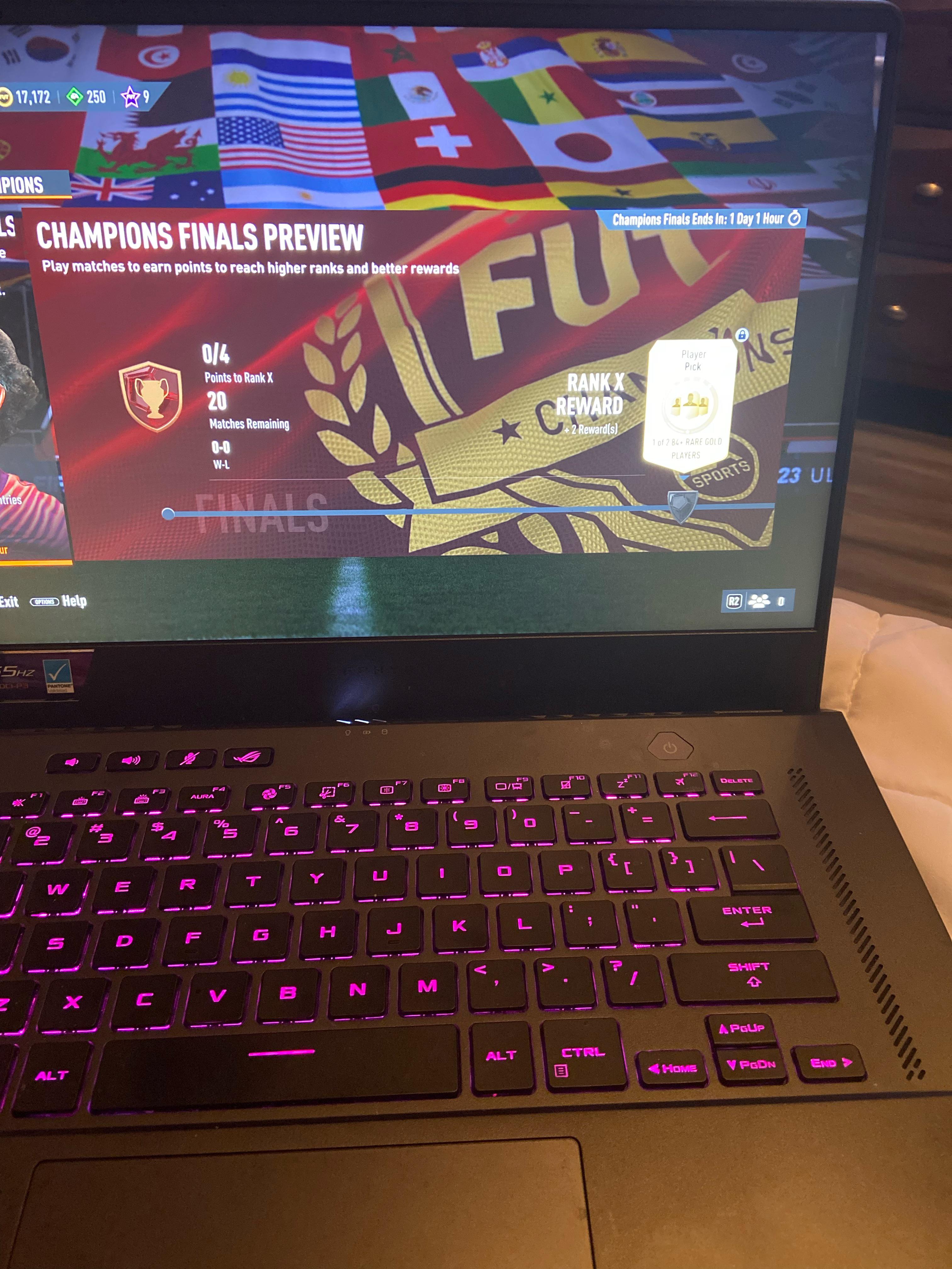 Does my finals qualification carry over r/fut