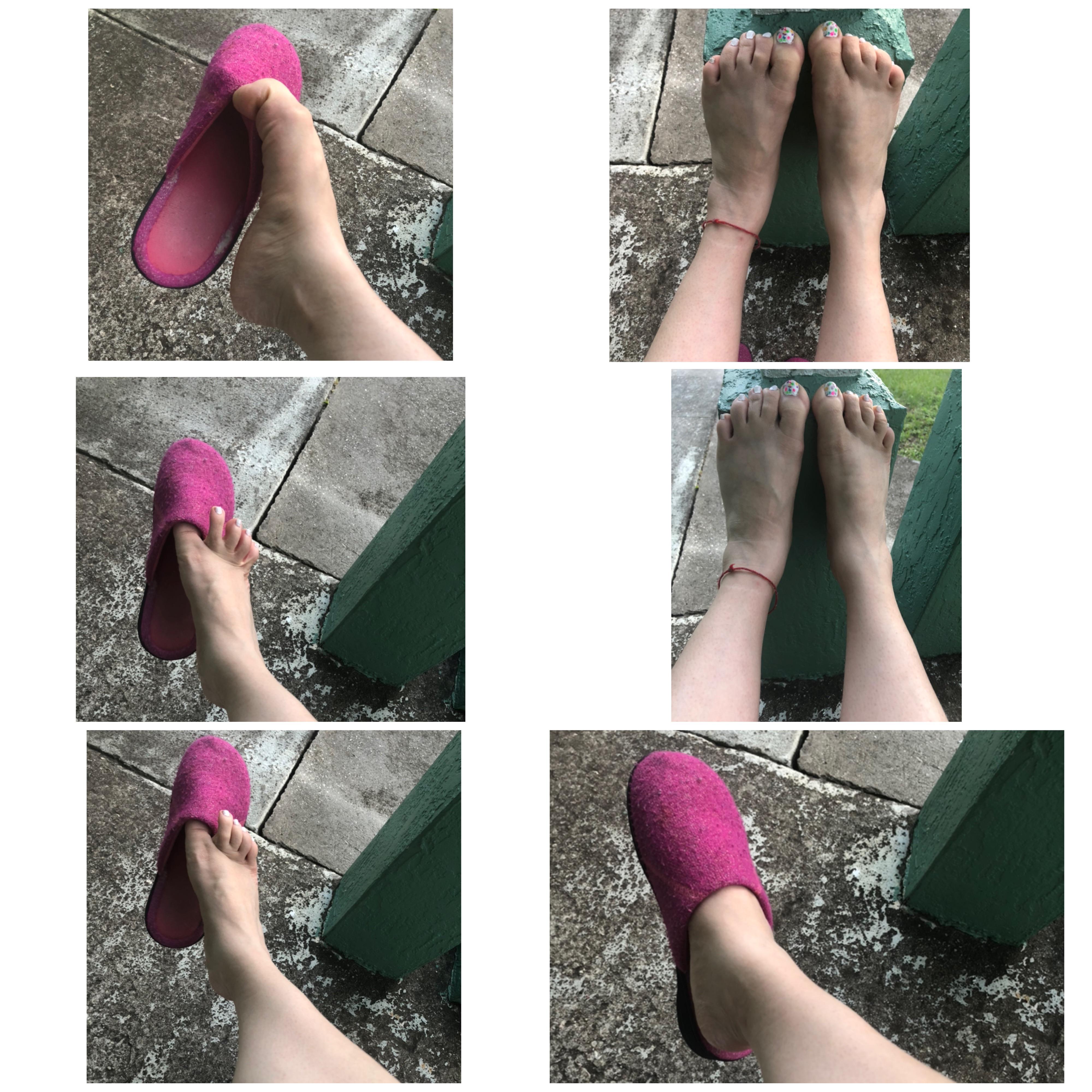 My slippers are soo stinky and made my feet so sweaty, I had to go