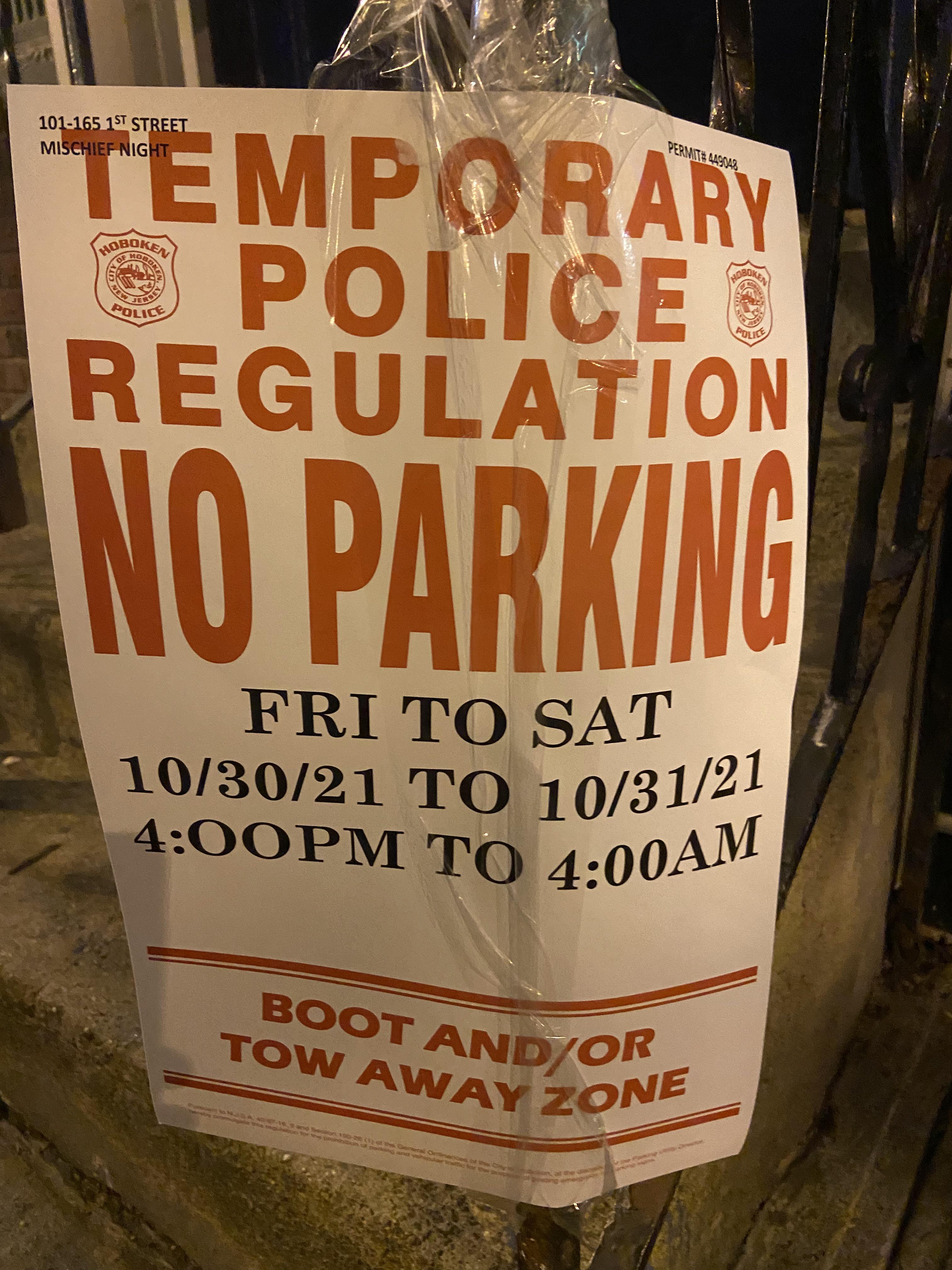 Please help me interpret this no parking sign r/Hoboken