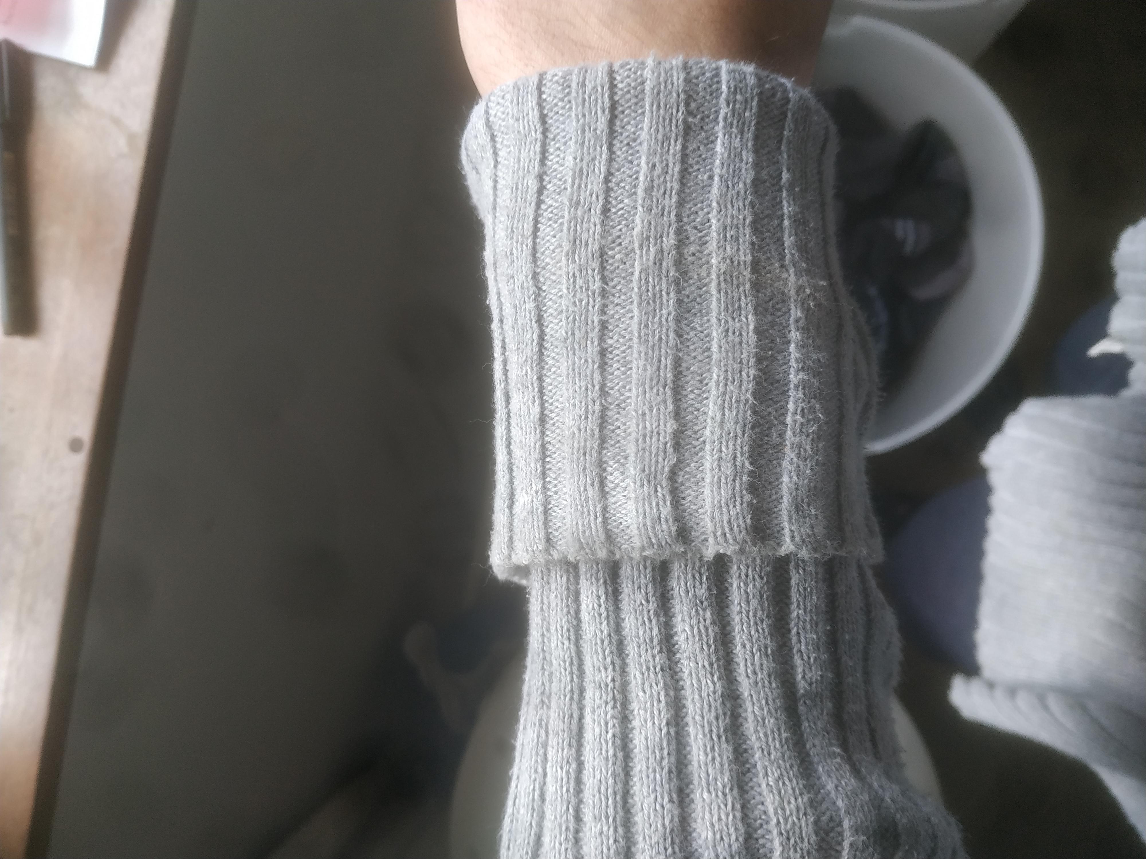 Can i shorten the sleeves on my machine knitted ribbed jumper? r