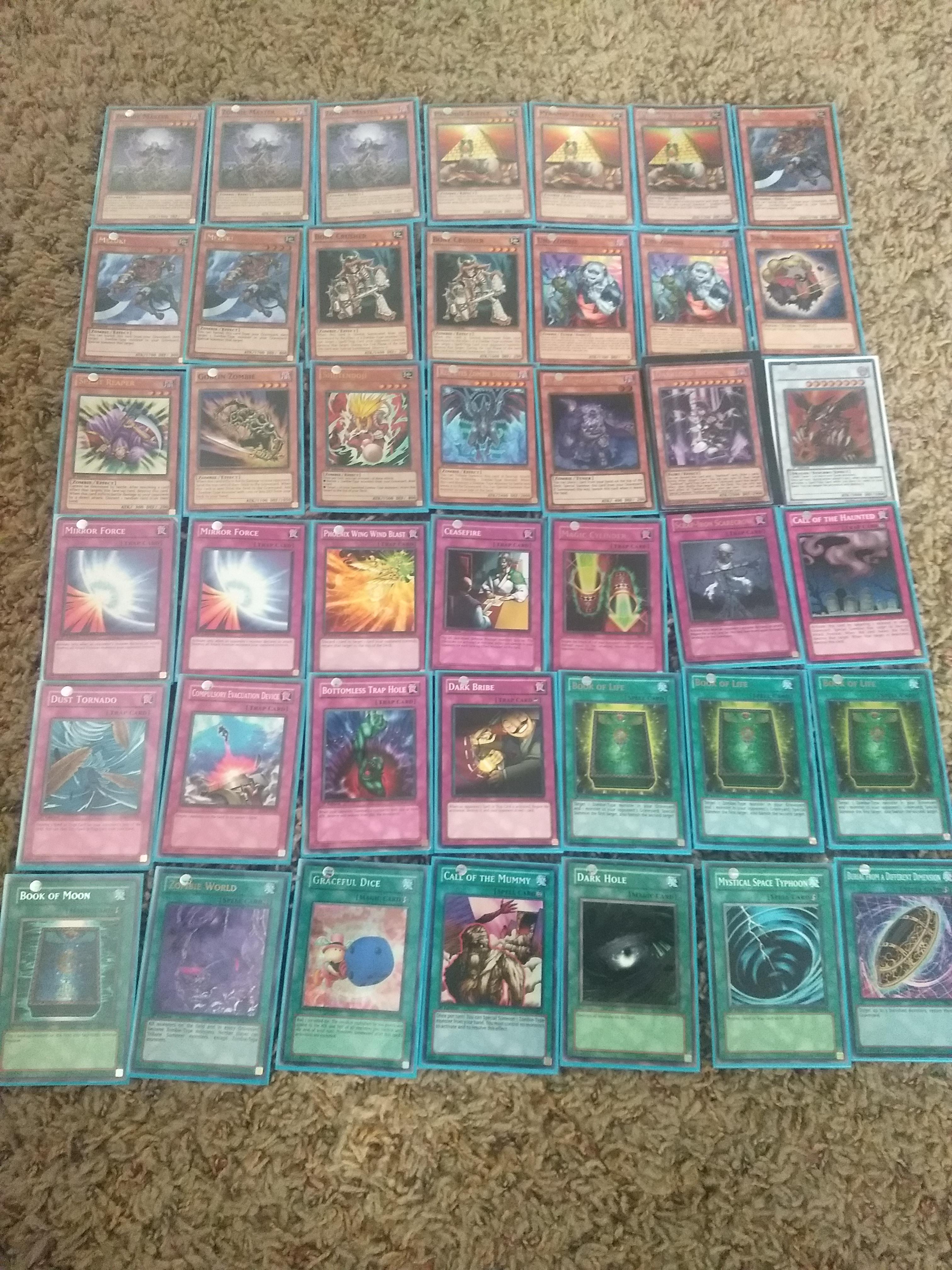 My First ever deck. How does my Zombie deck look ? yugioh