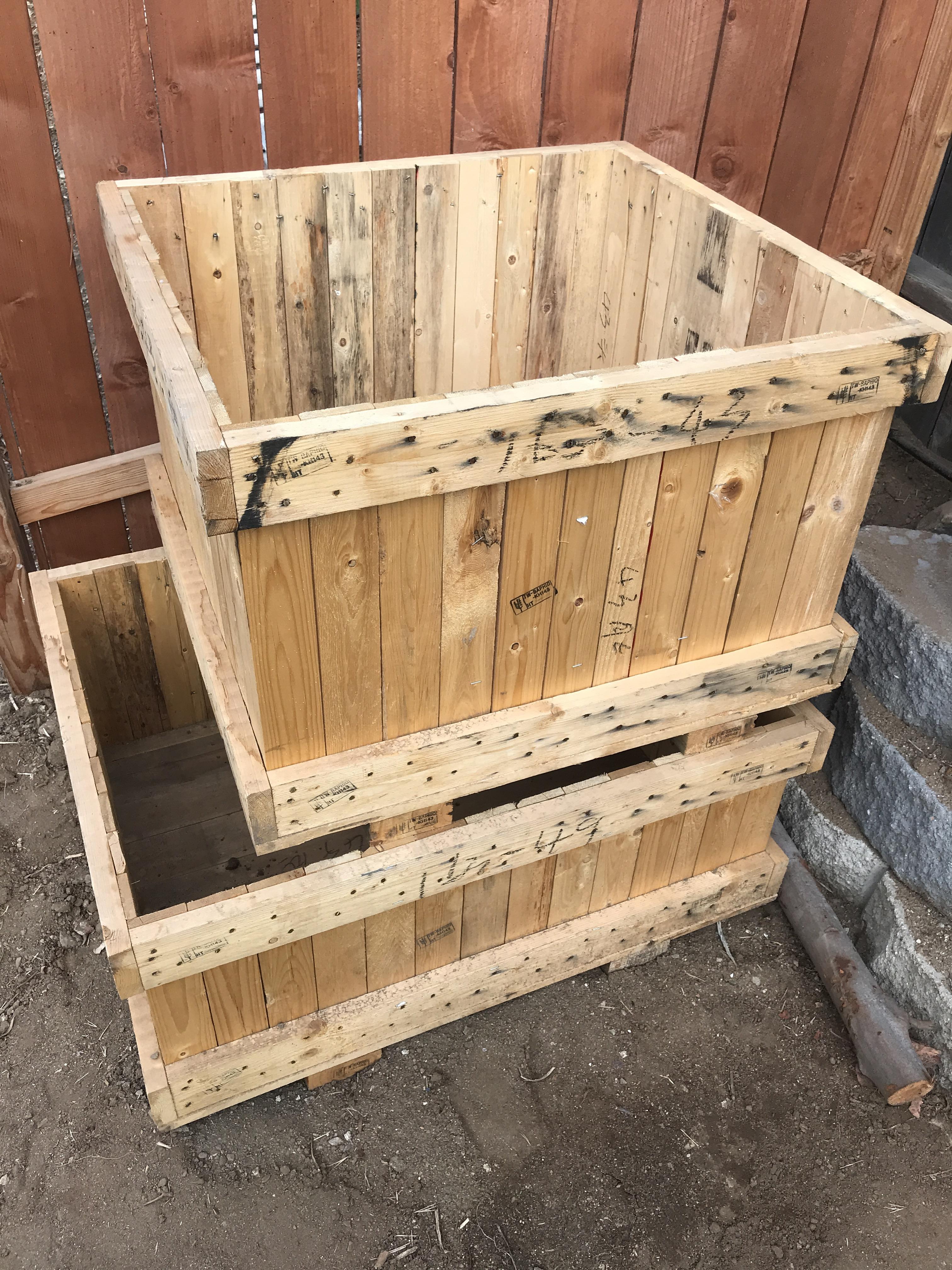 How do I take this from crate to a raised garden bed? (Plastic liner