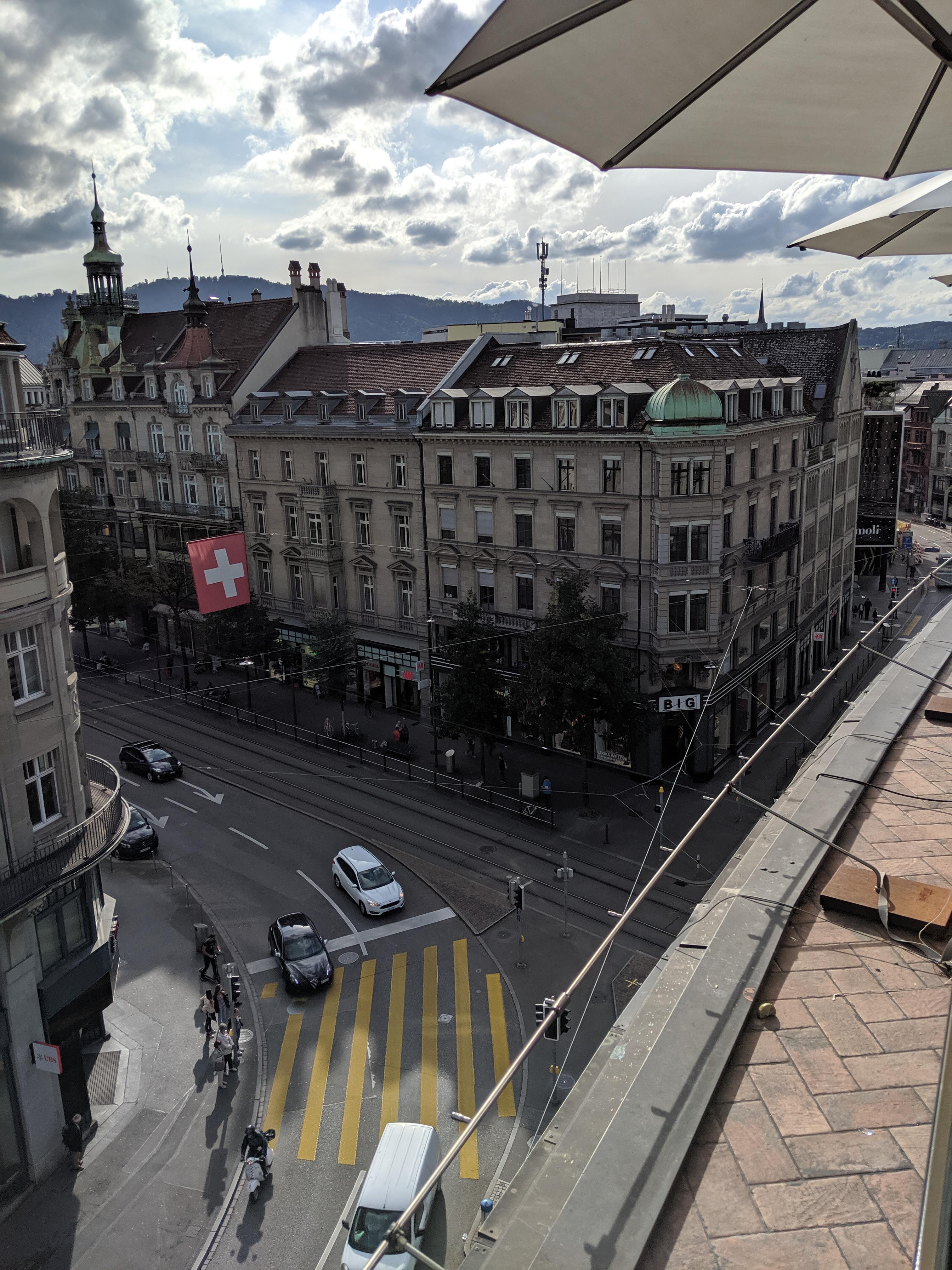 What a view for a beer stop. Zurich, Switzerland r/zurich
