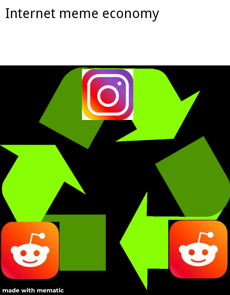 Reduce Reuse Recycle r/memes