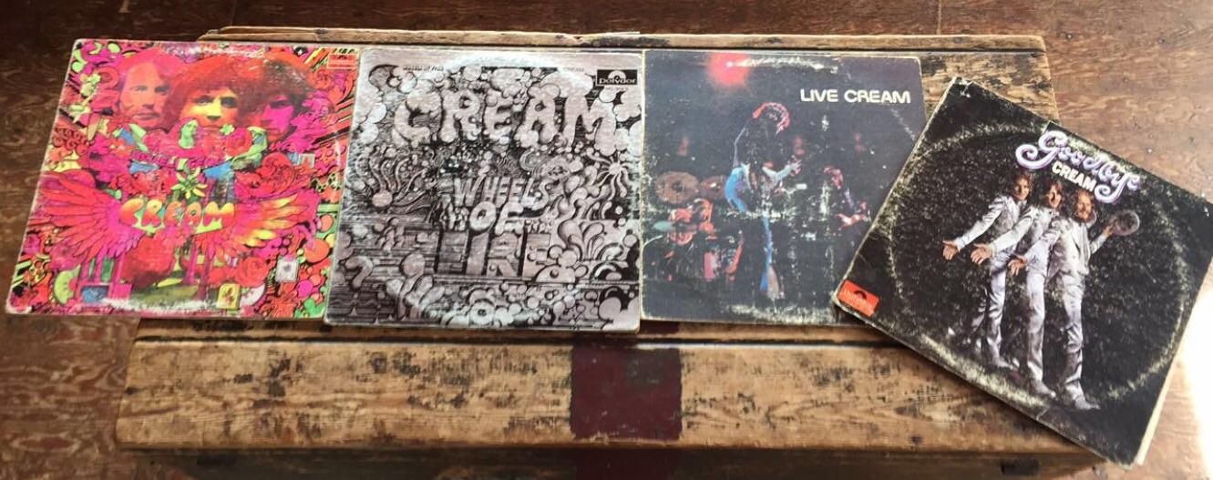 My collection of Cream records. r/vinyl
