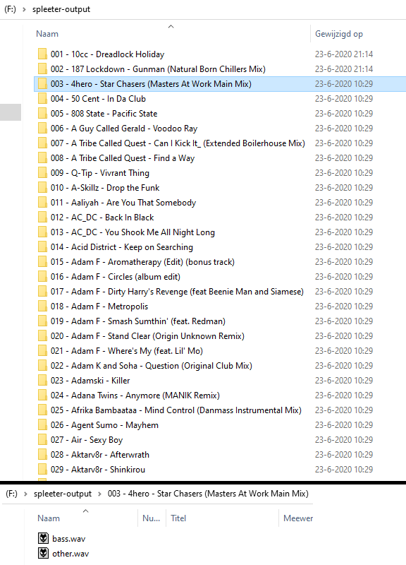 How to batch process merging/mixing multiple audio files in multiple
