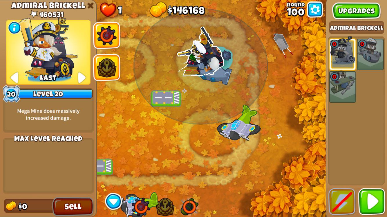 Cheapest In The Loop Chimps (36260 spent) r/btd6