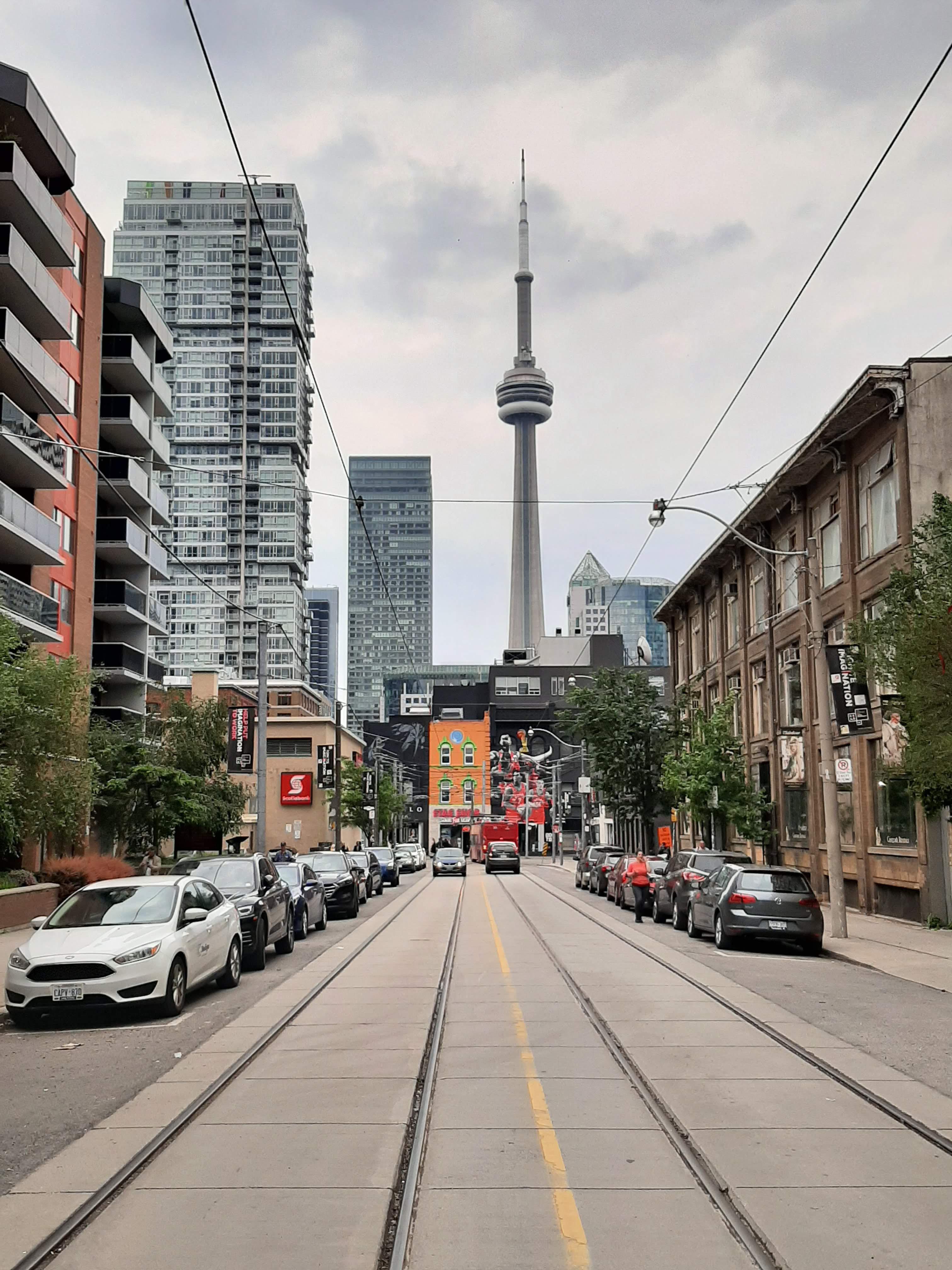 Side street in downtown Toronto CityPorn