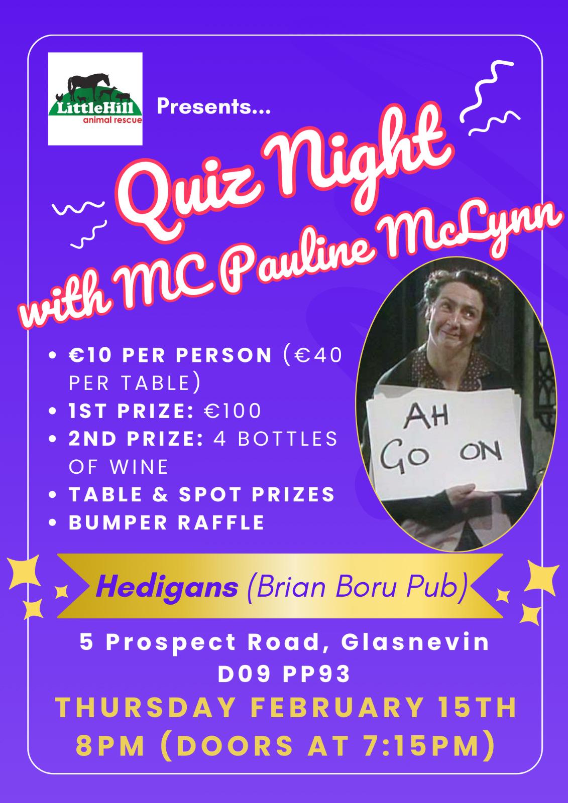 Table Quiz 15th February r/Dublin