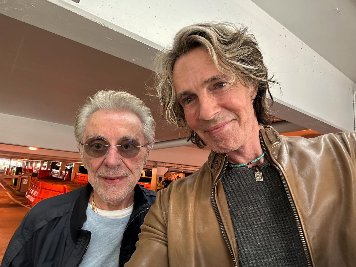Frankie Valli with Rick Springfield (at LAX) r/ClassicRock