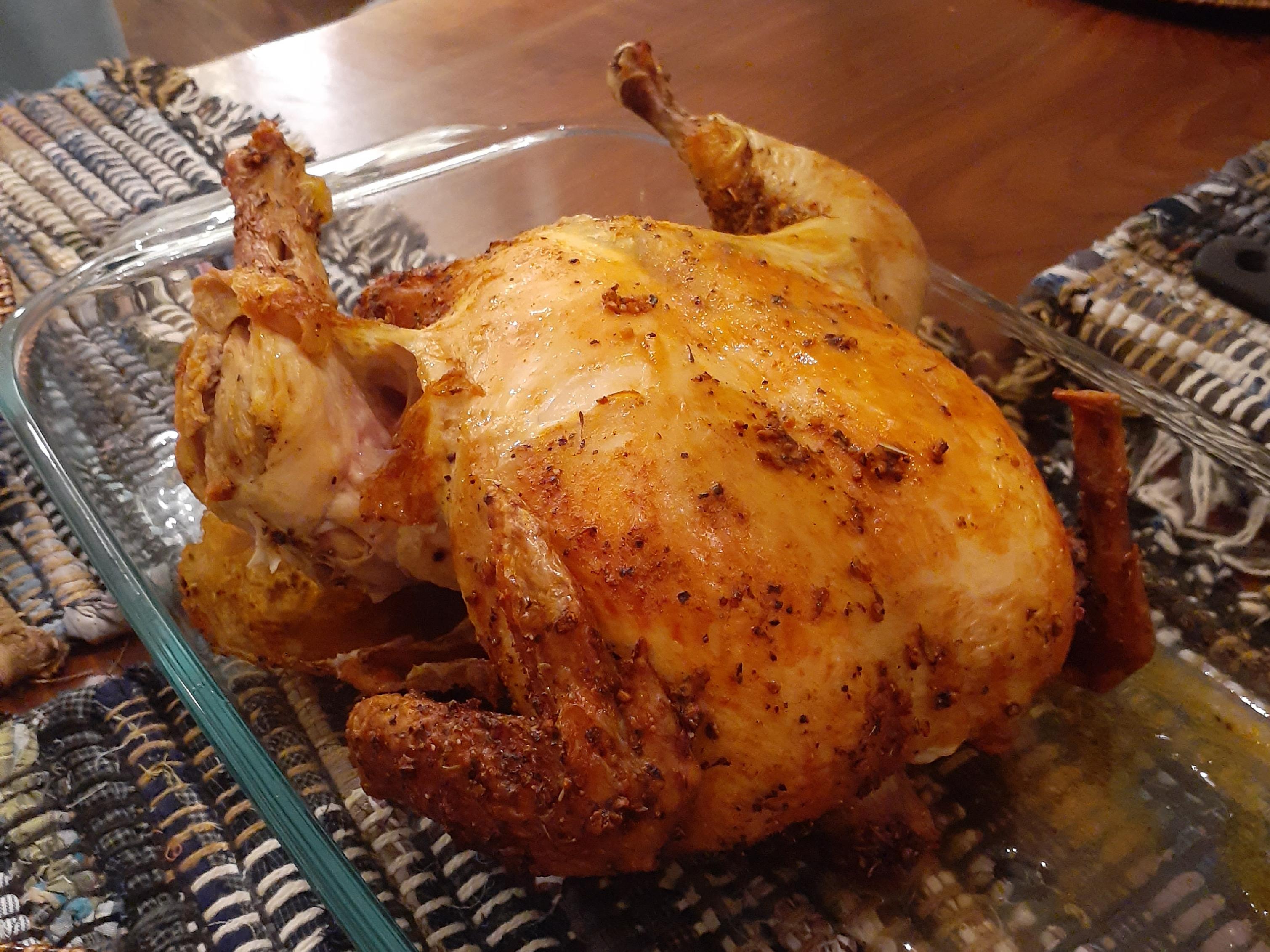 Air Fried Rotisserie Whole Chicken r/AirFryer_Recipes