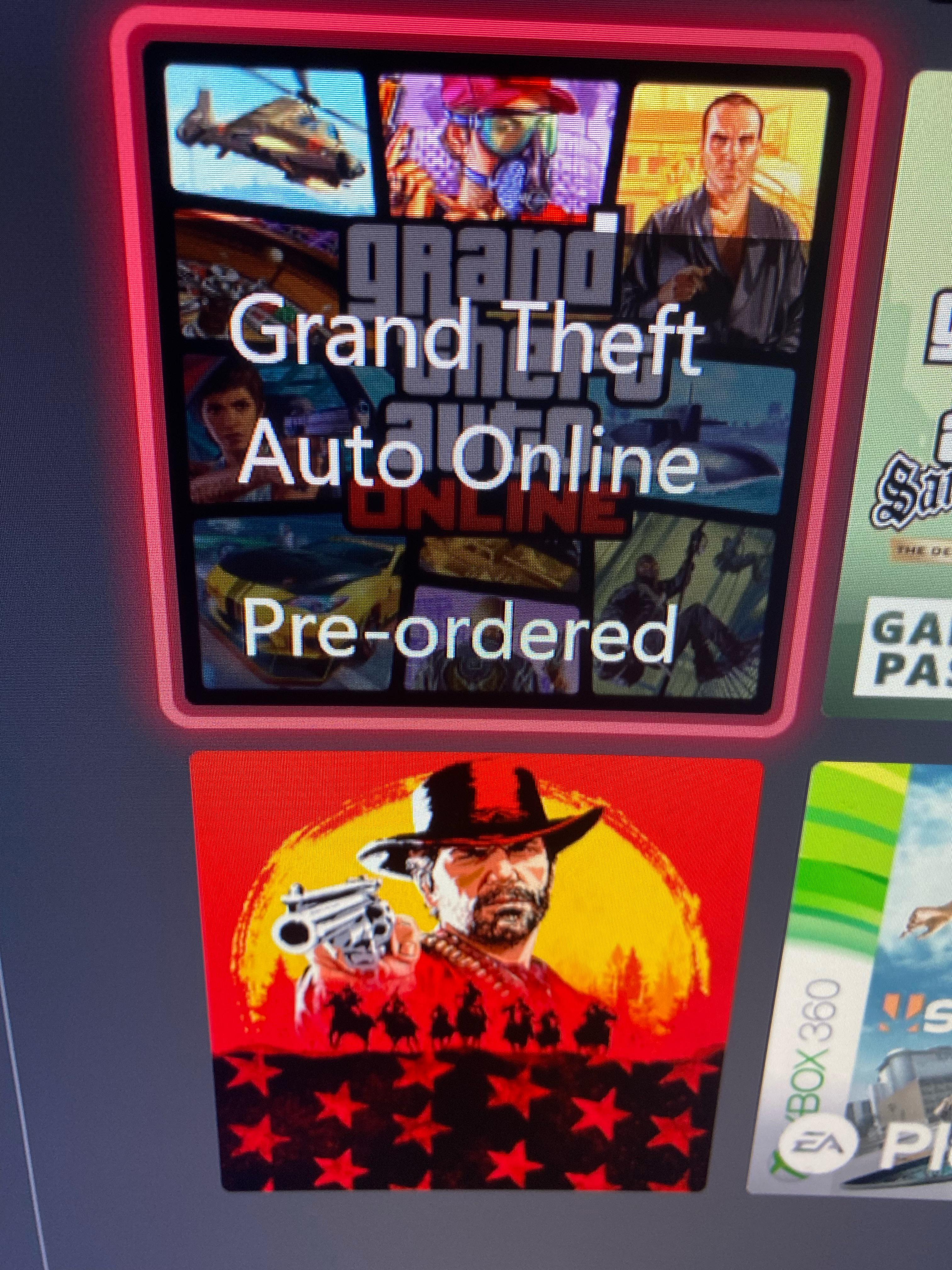I preordered the gta 5 e&e story mode edition( Xbox series x ) that