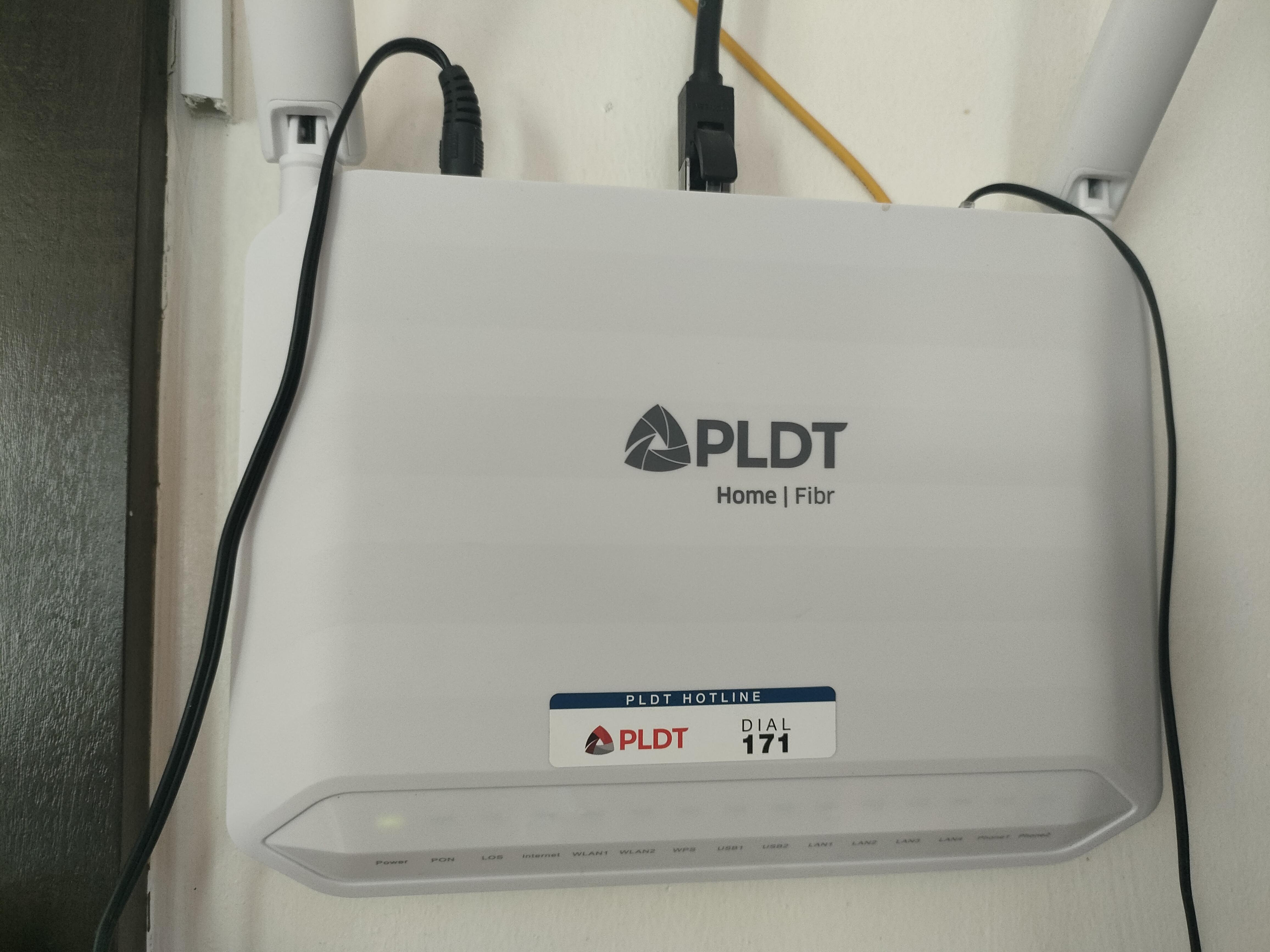 Pldt router power only